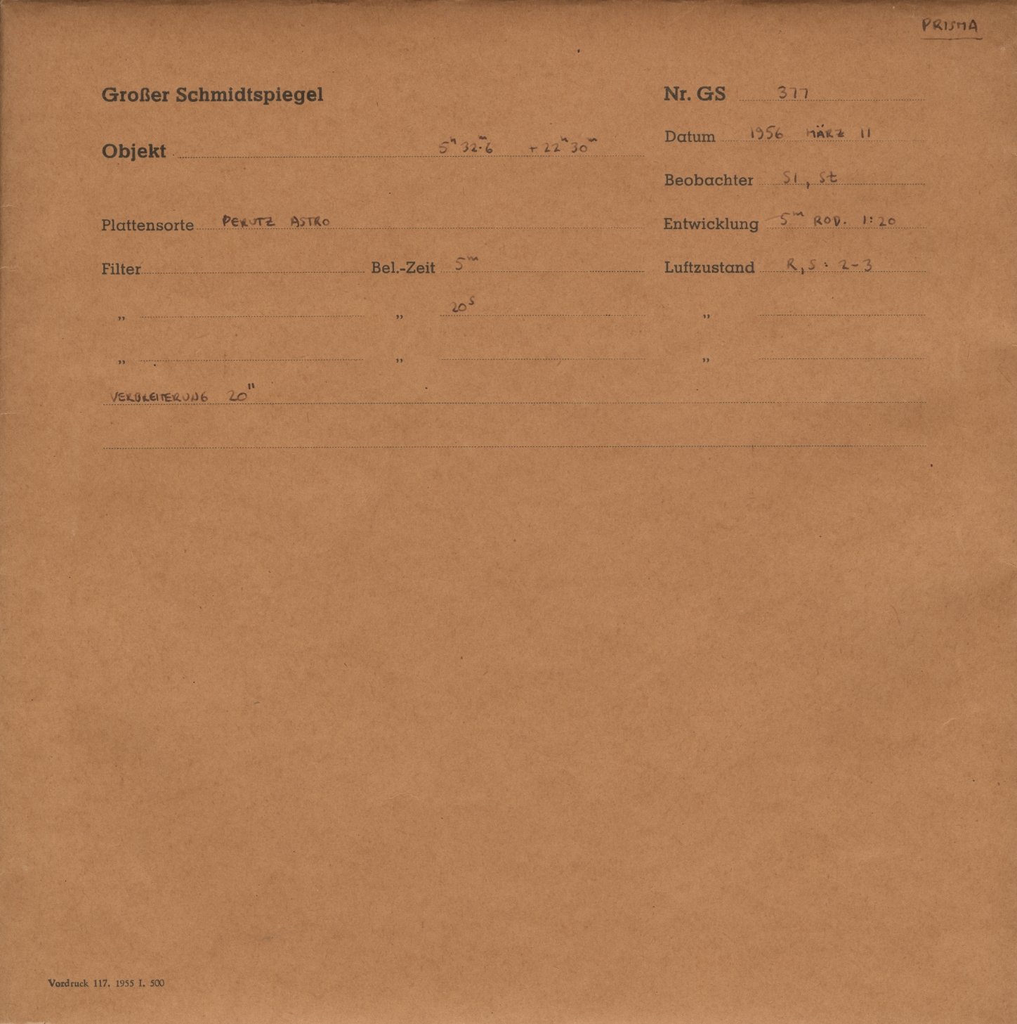 Plattenhuelle GS00377