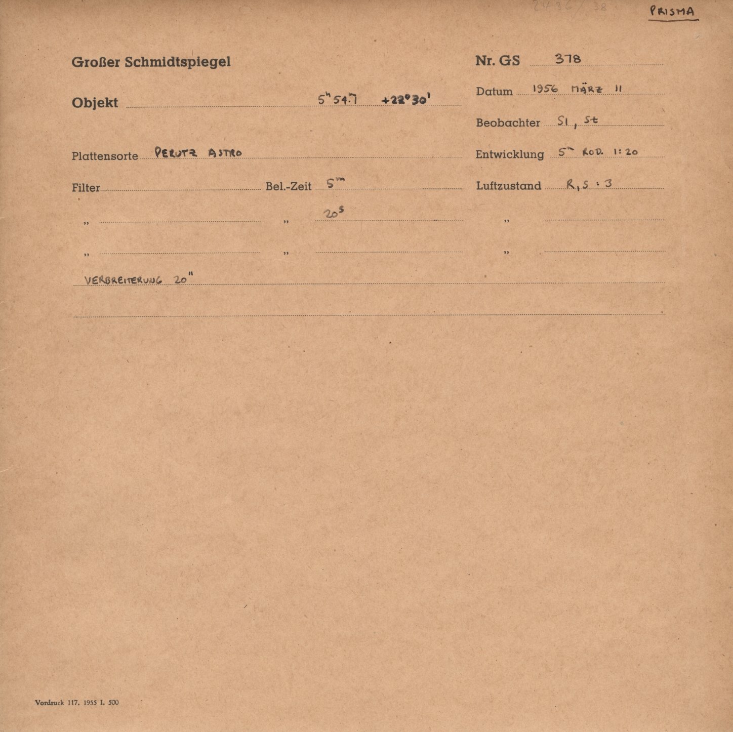 Plattenhuelle GS00378