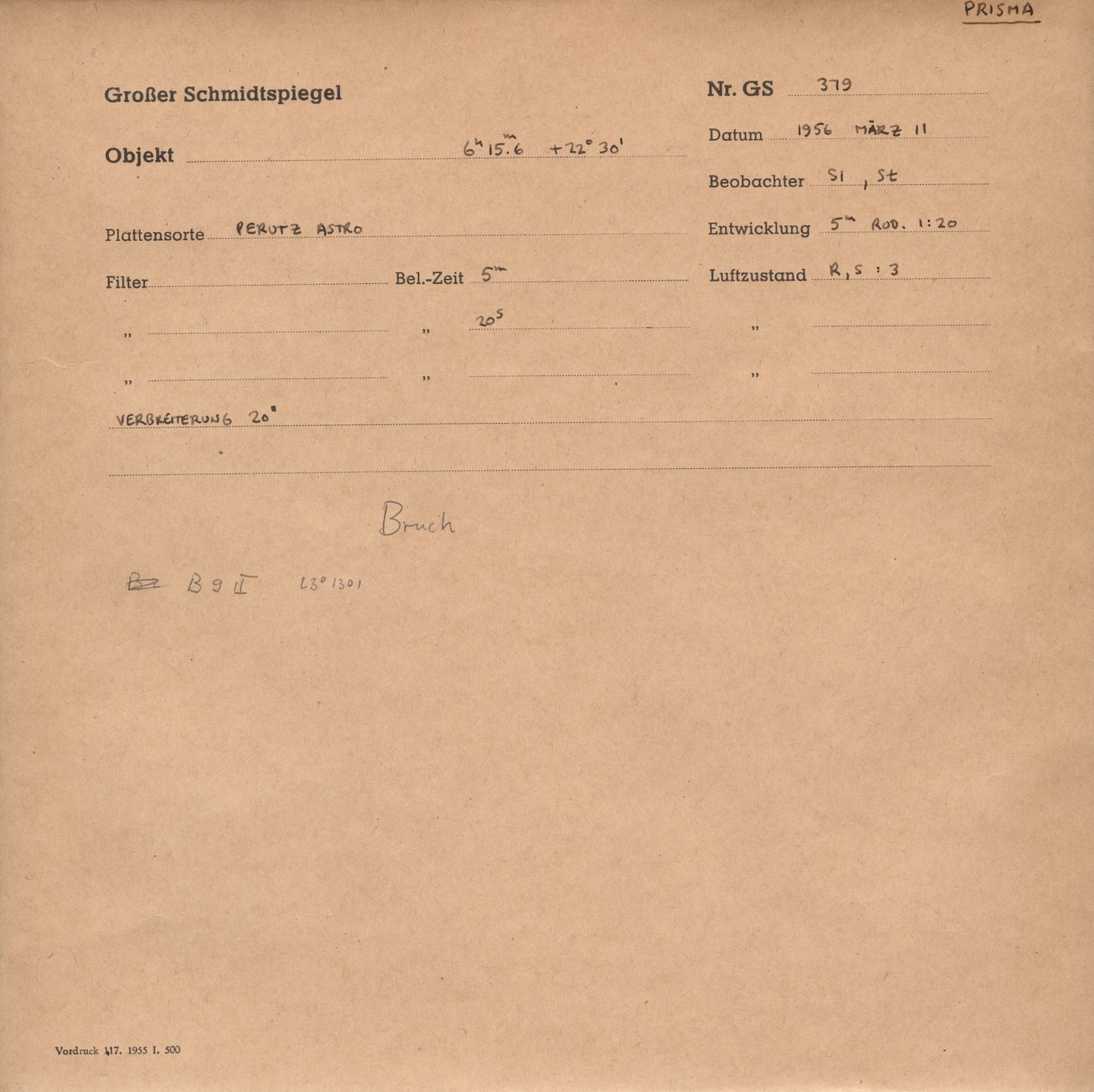 Plattenhuelle GS00379