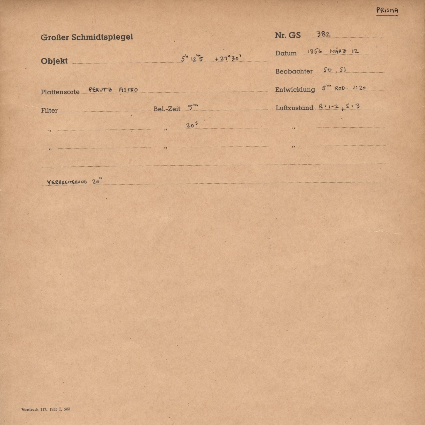 Plattenhuelle GS00382