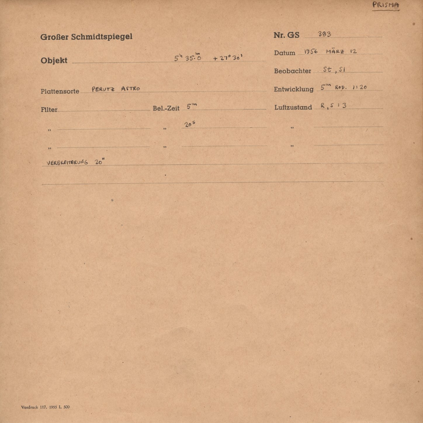 Plattenhuelle GS00383