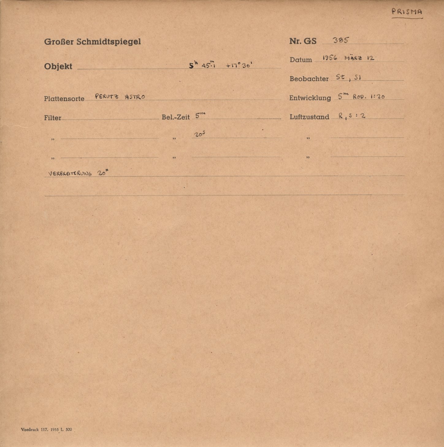 Plattenhuelle GS00385