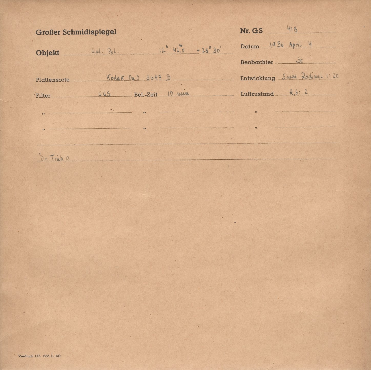 Plattenhuelle GS00418