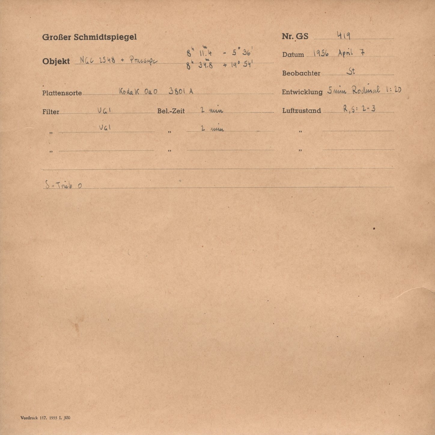 Plattenhuelle GS00419