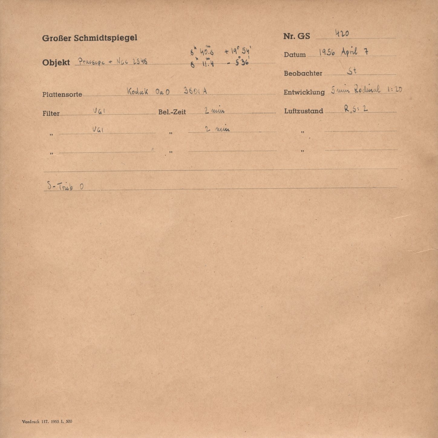 Plattenhuelle GS00420