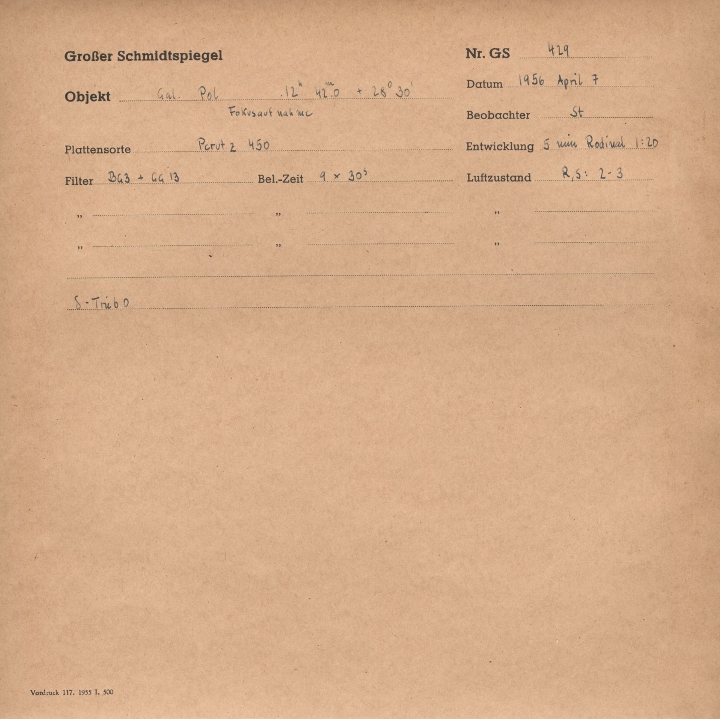Plattenhuelle GS00429