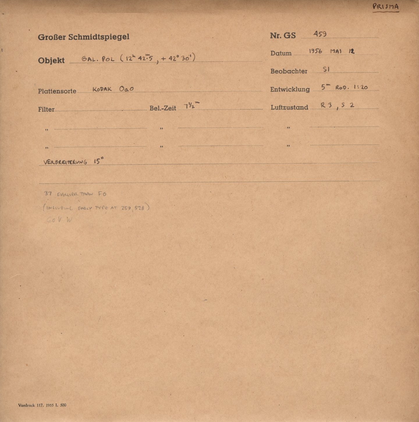 Plattenhuelle GS00459