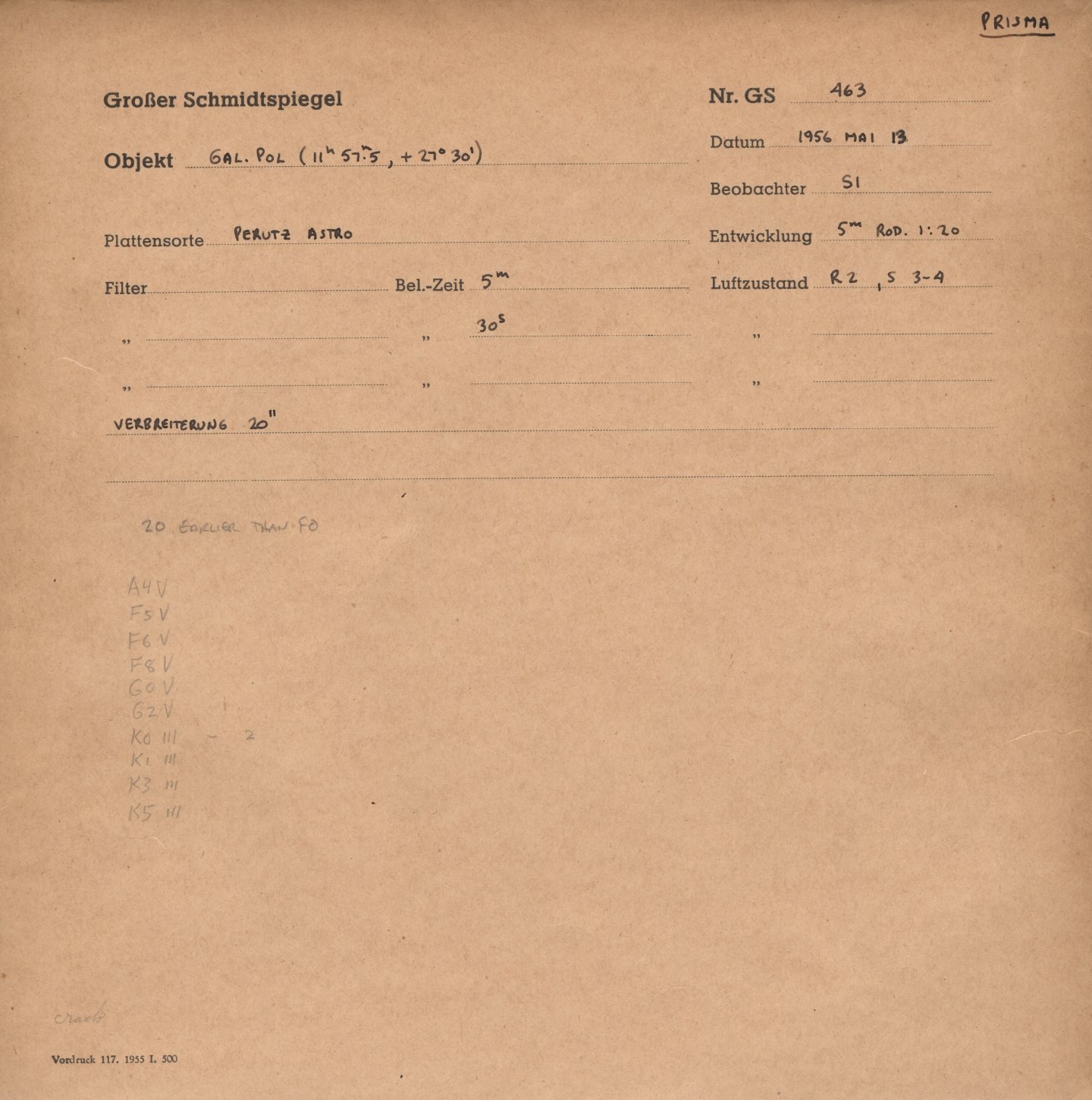 Plattenhuelle GS00463