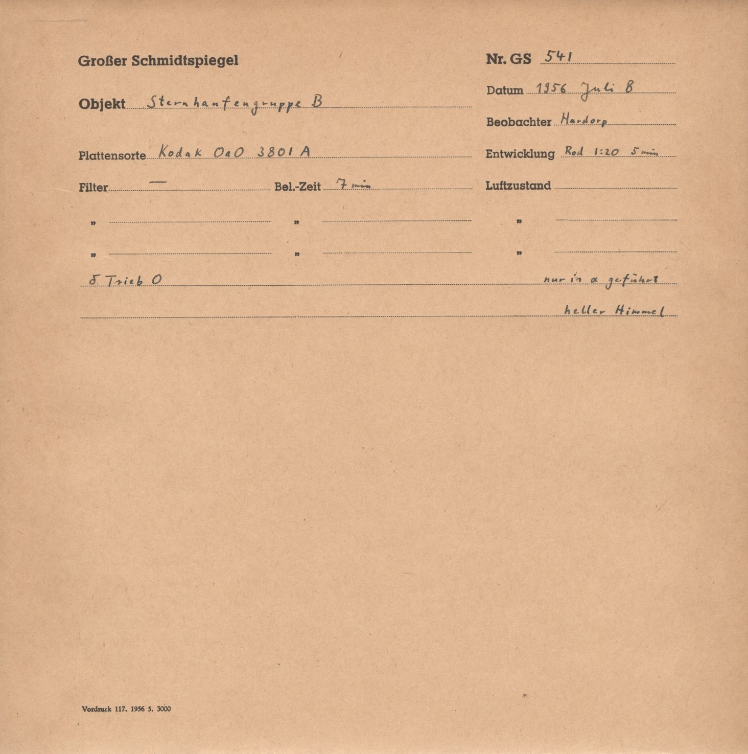 Plattenhuelle GS00541