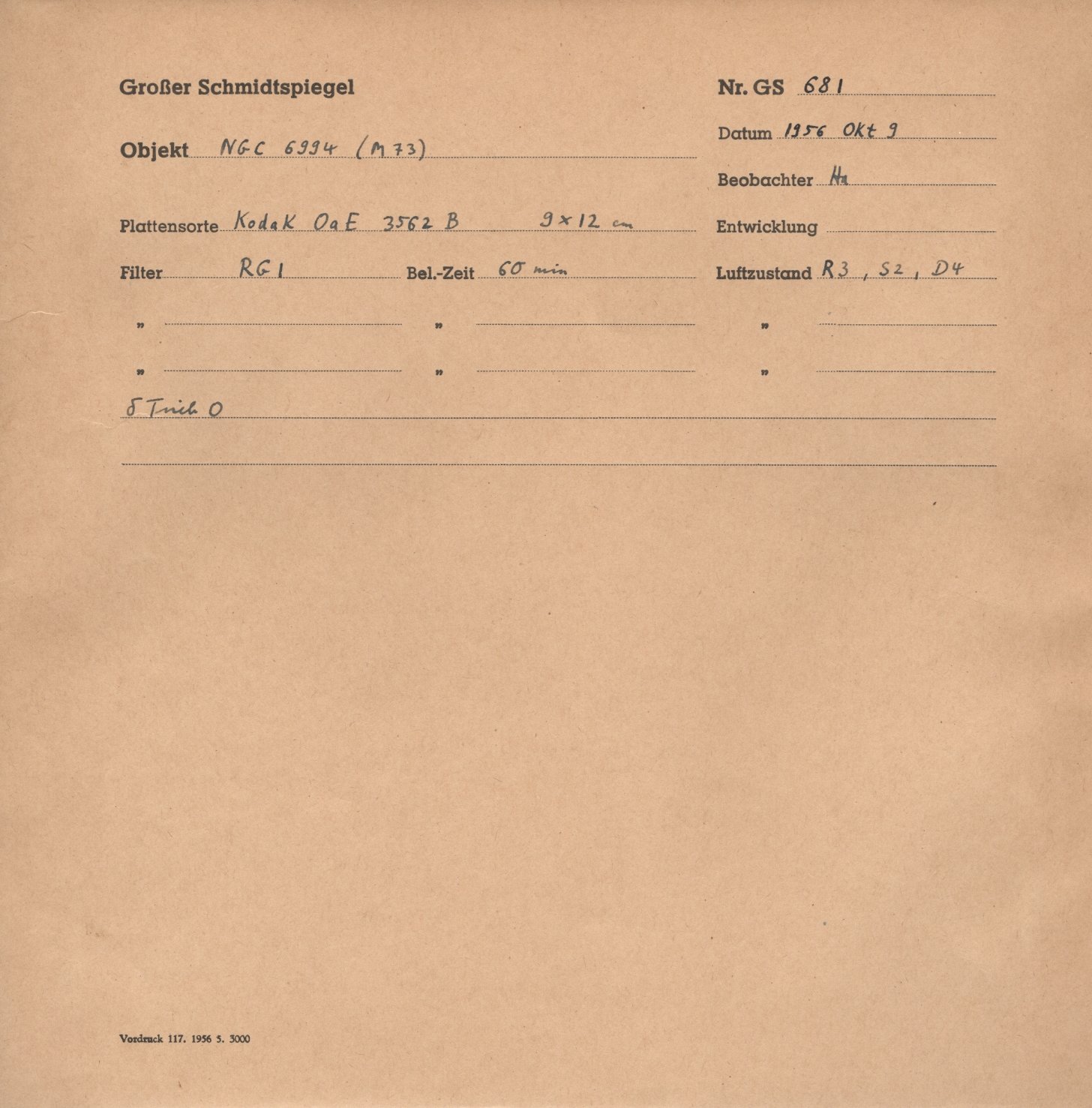 Plattenhuelle GS00681