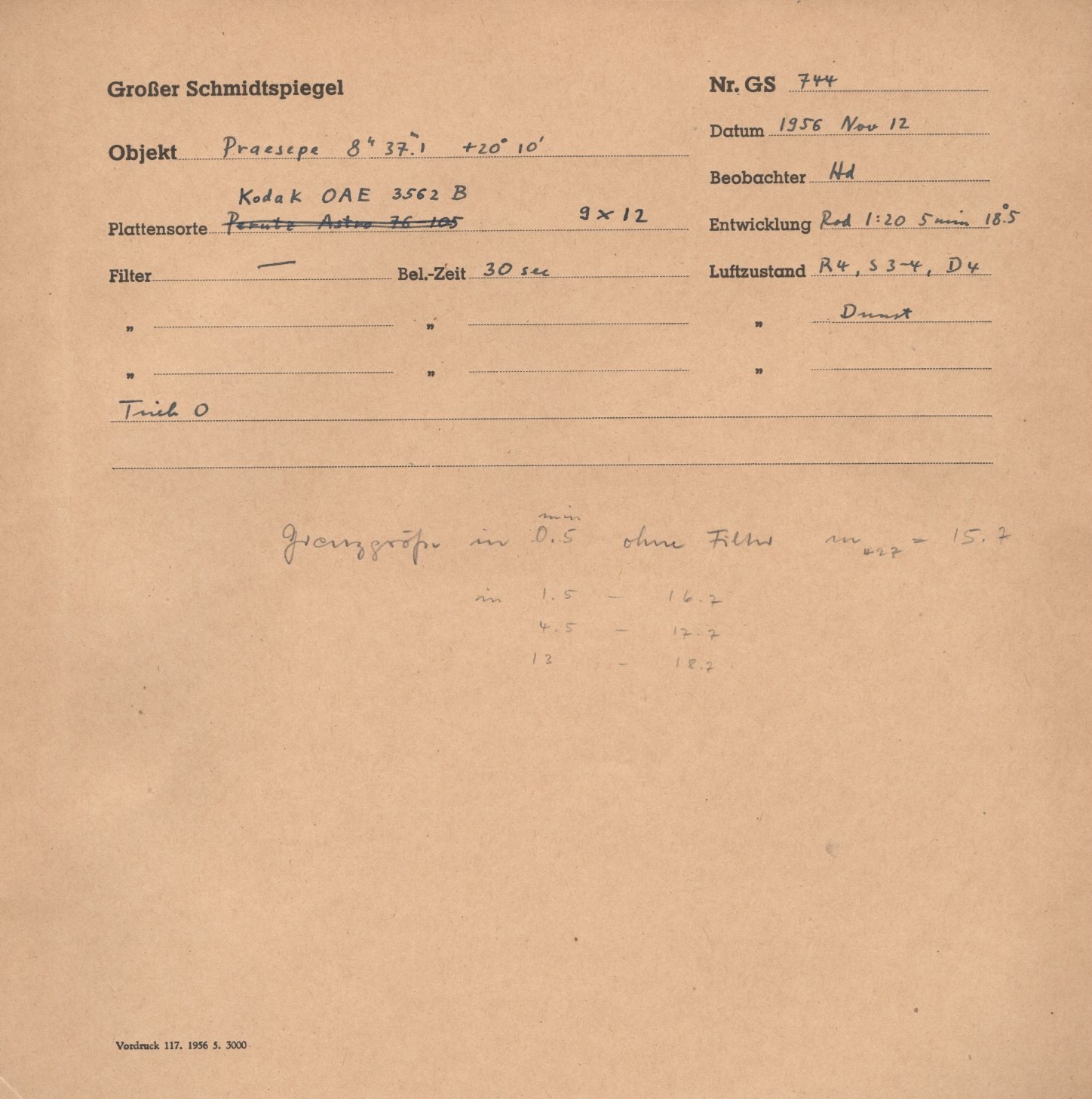 Plattenhuelle GS00744