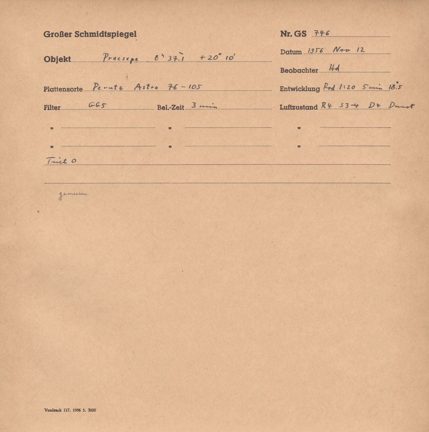 Plattenhuelle GS00746
