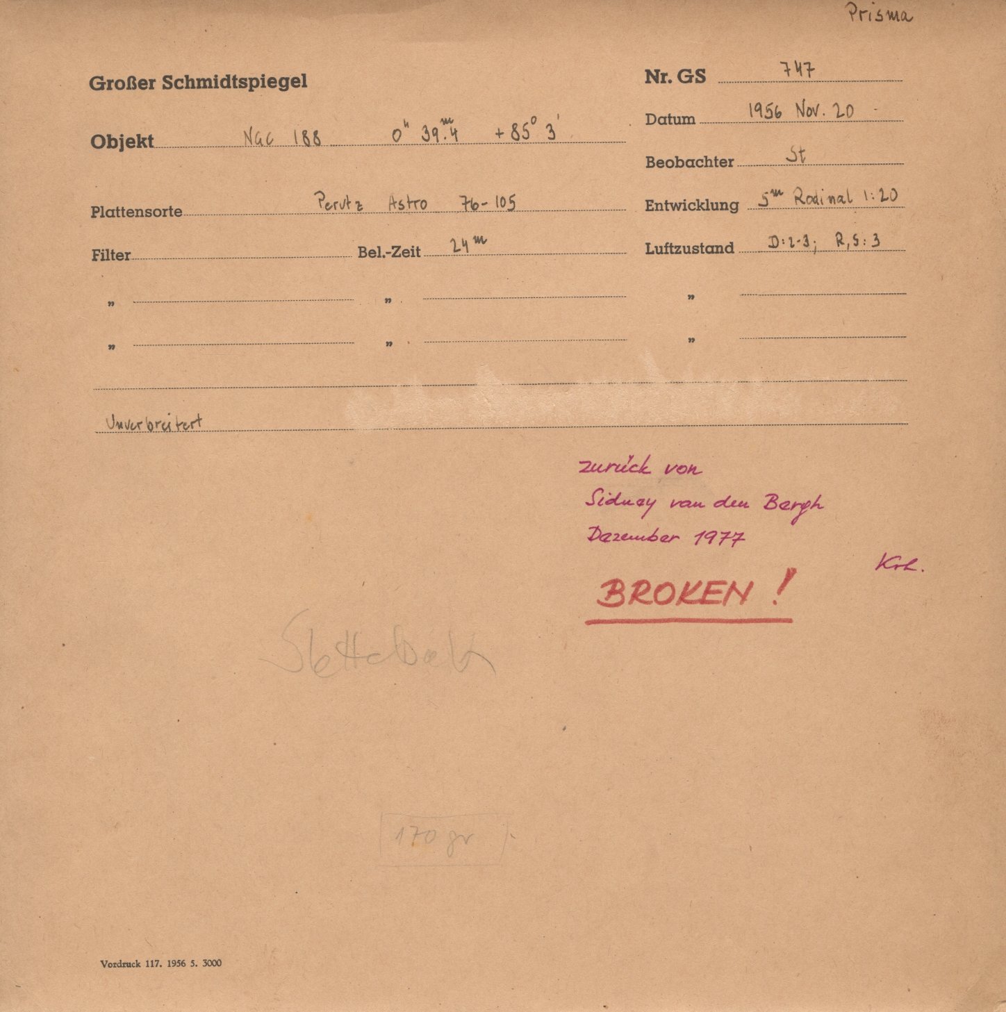 Plattenhuelle GS00747
