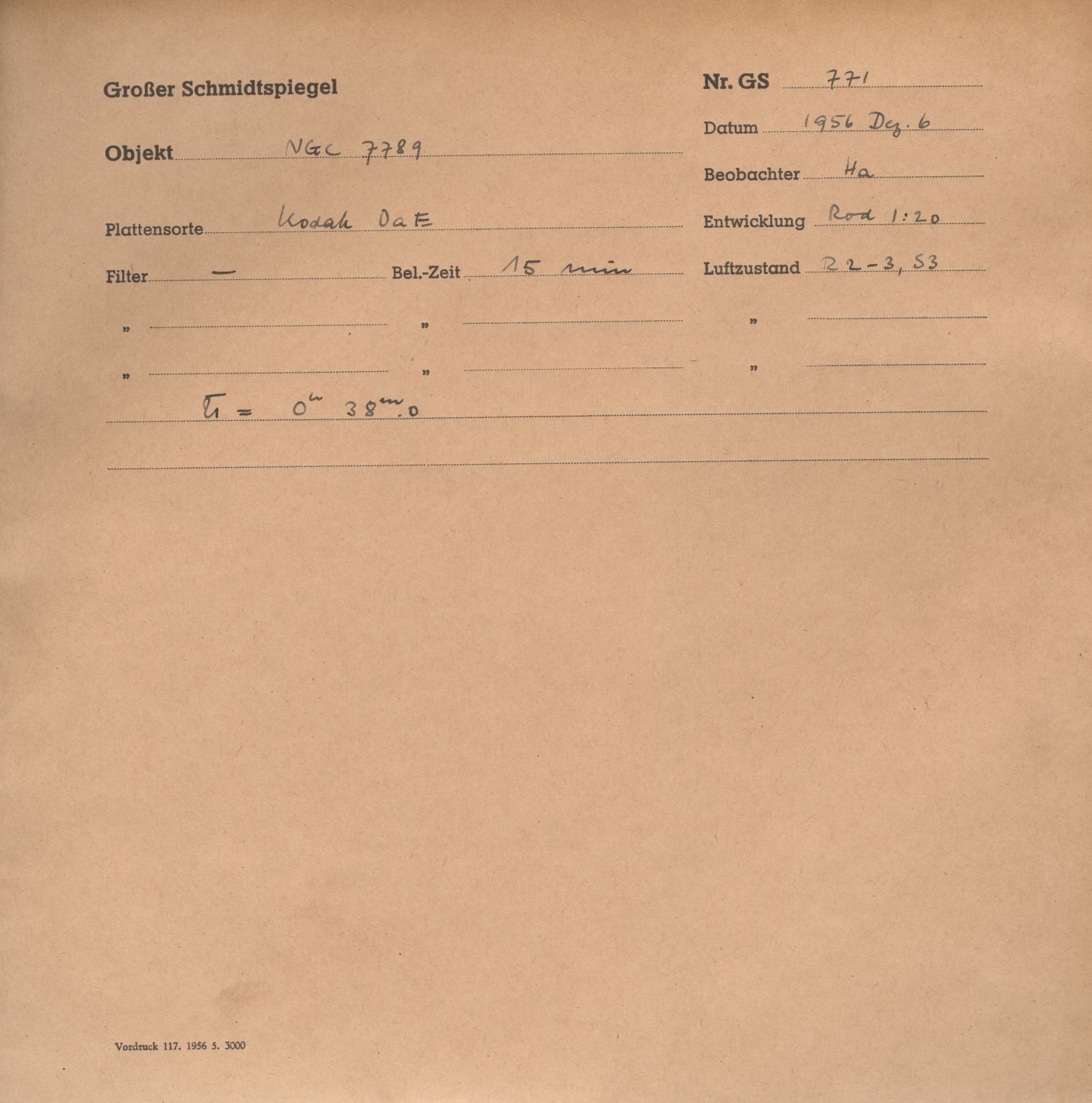 Plattenhuelle GS00771