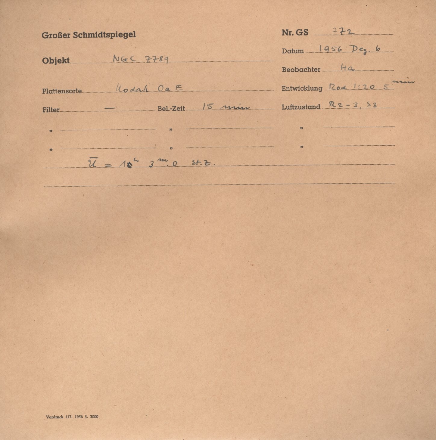 Plattenhuelle GS00772