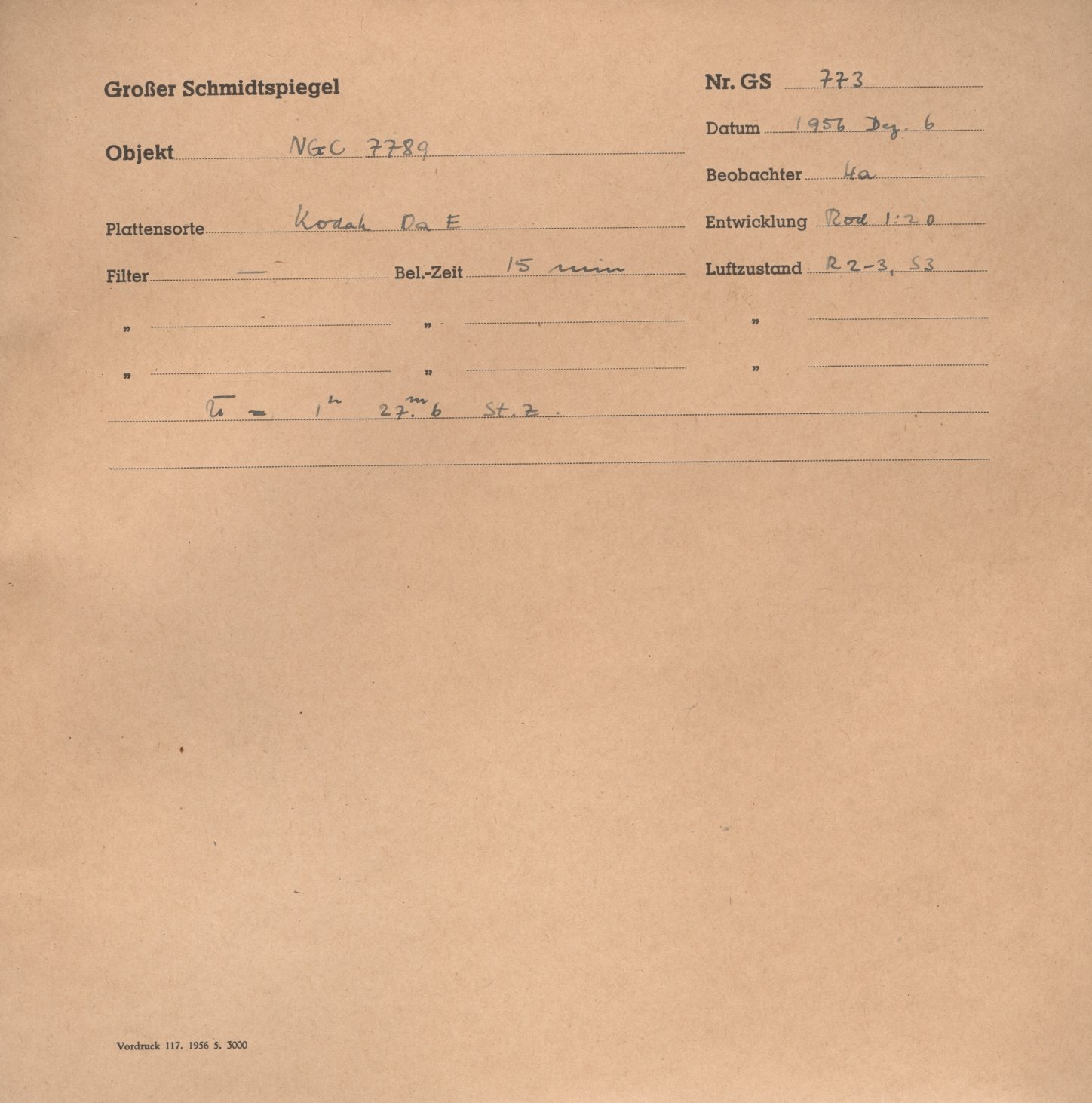 Plattenhuelle GS00773