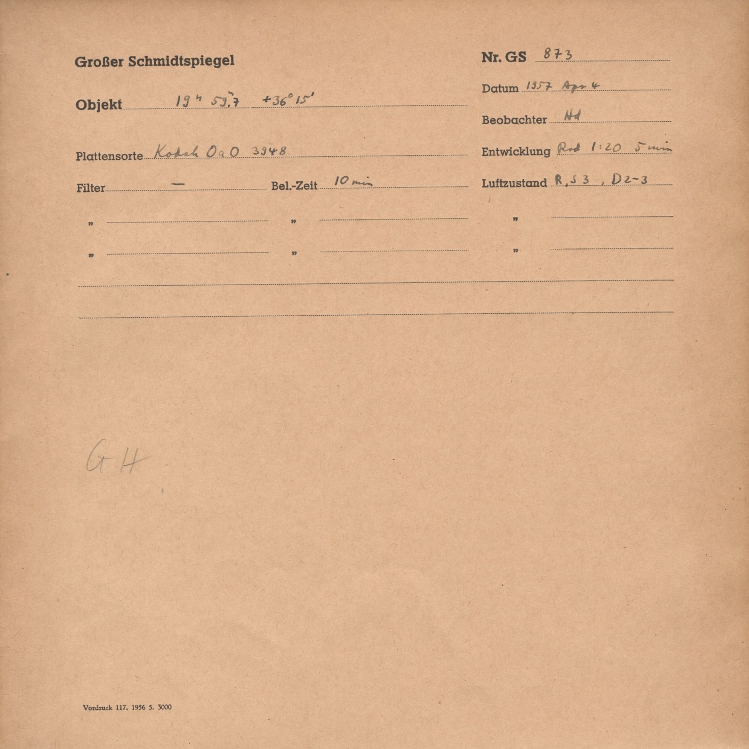 Plattenhuelle GS00873
