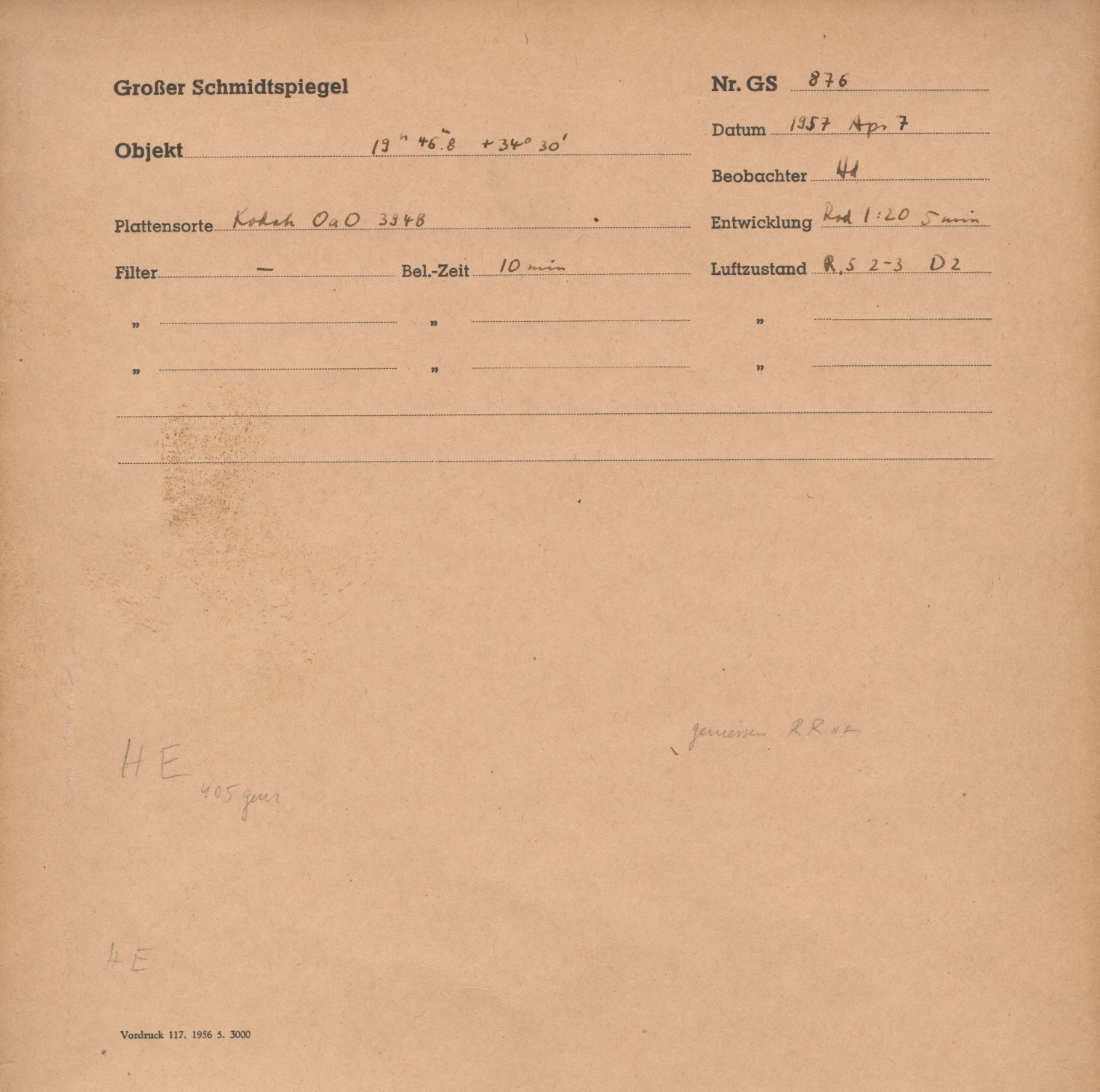 Plattenhuelle GS00876