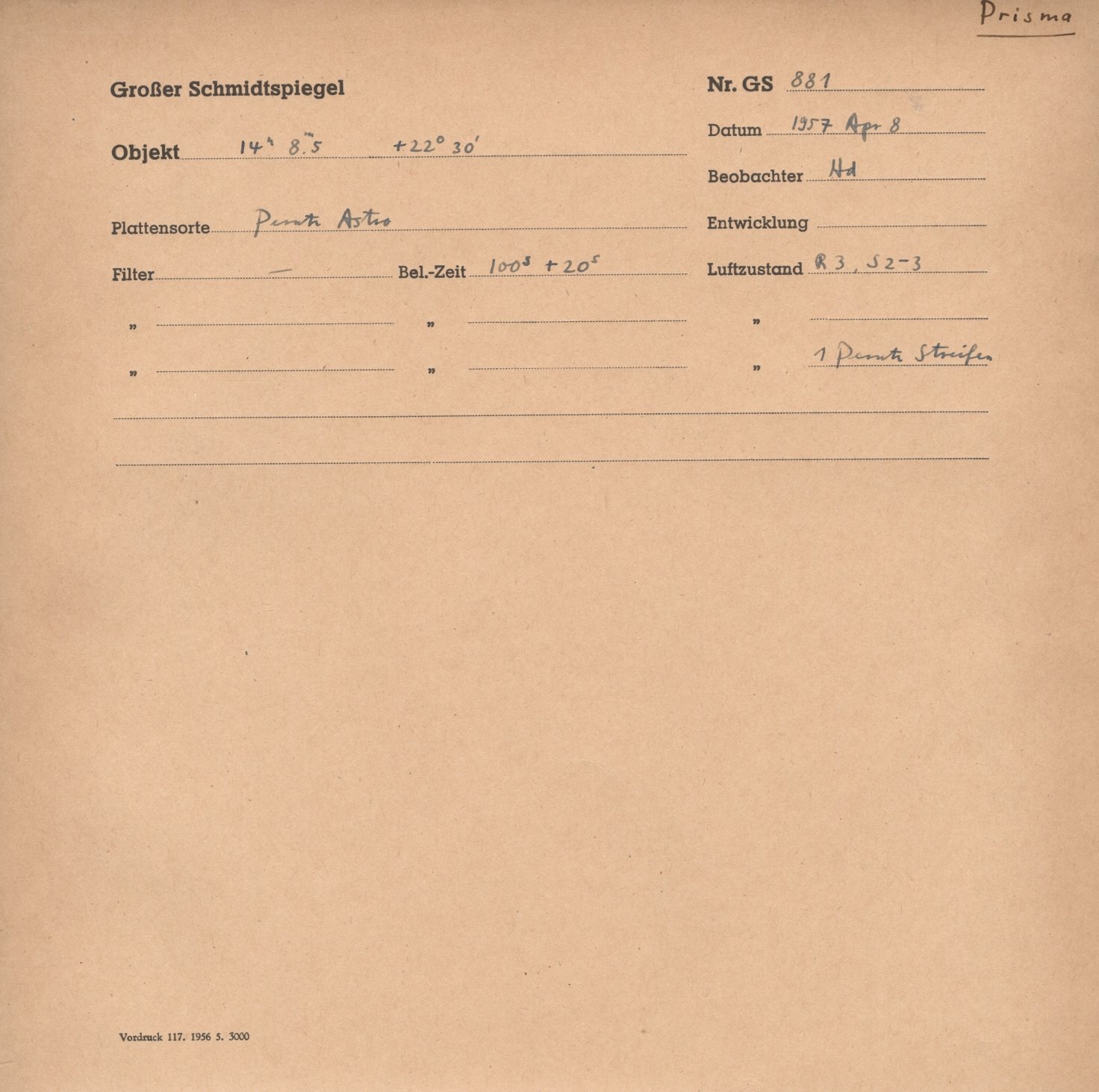 Plattenhuelle GS00881