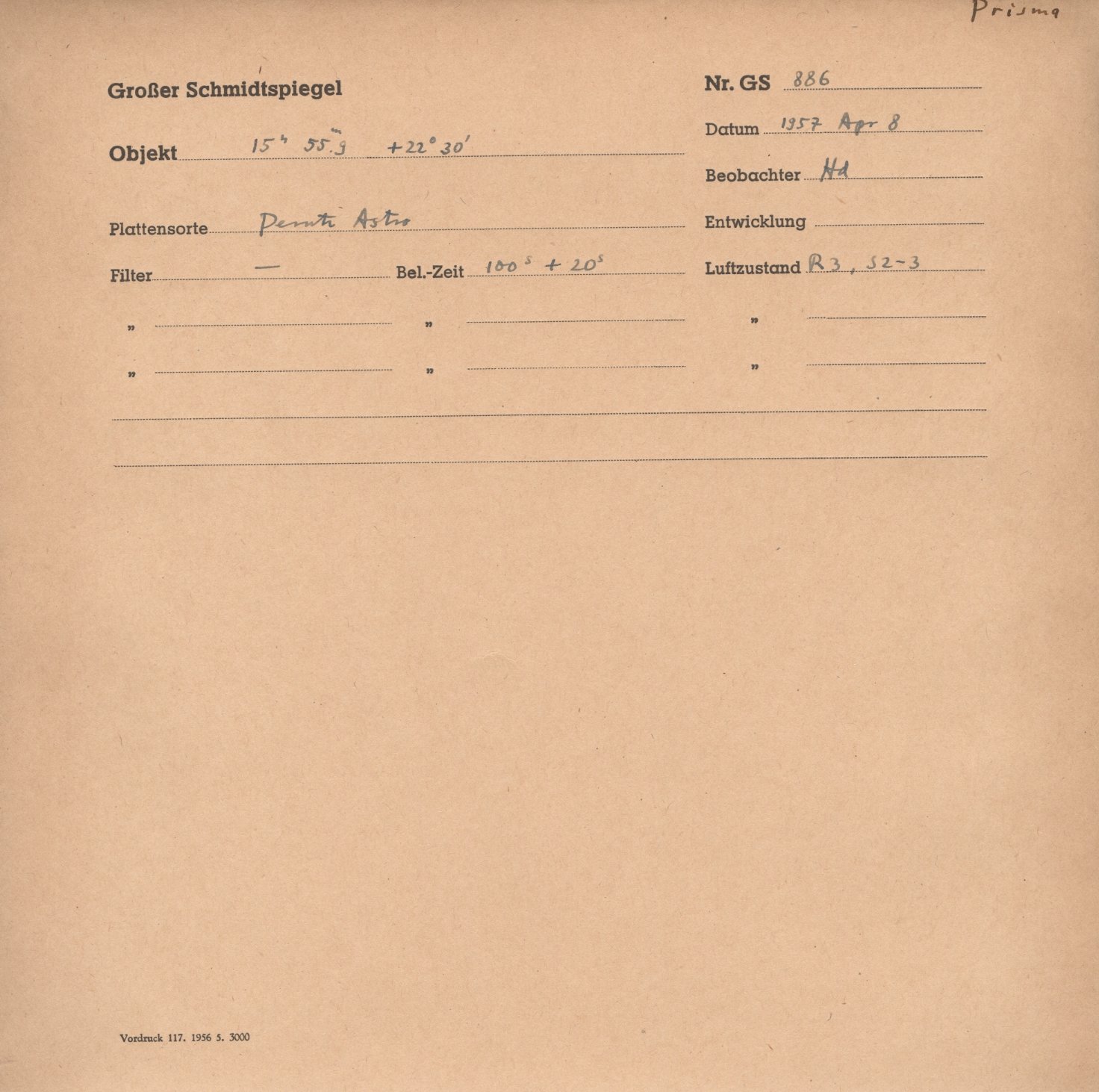 Plattenhuelle GS00886