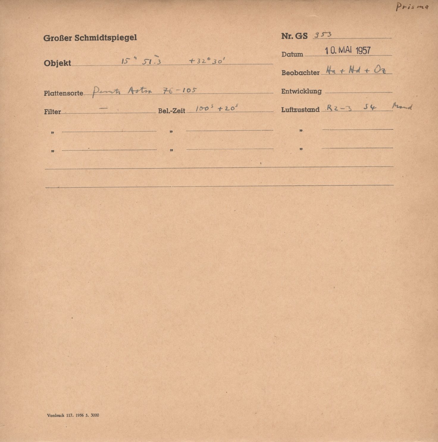 Plattenhuelle GS00953