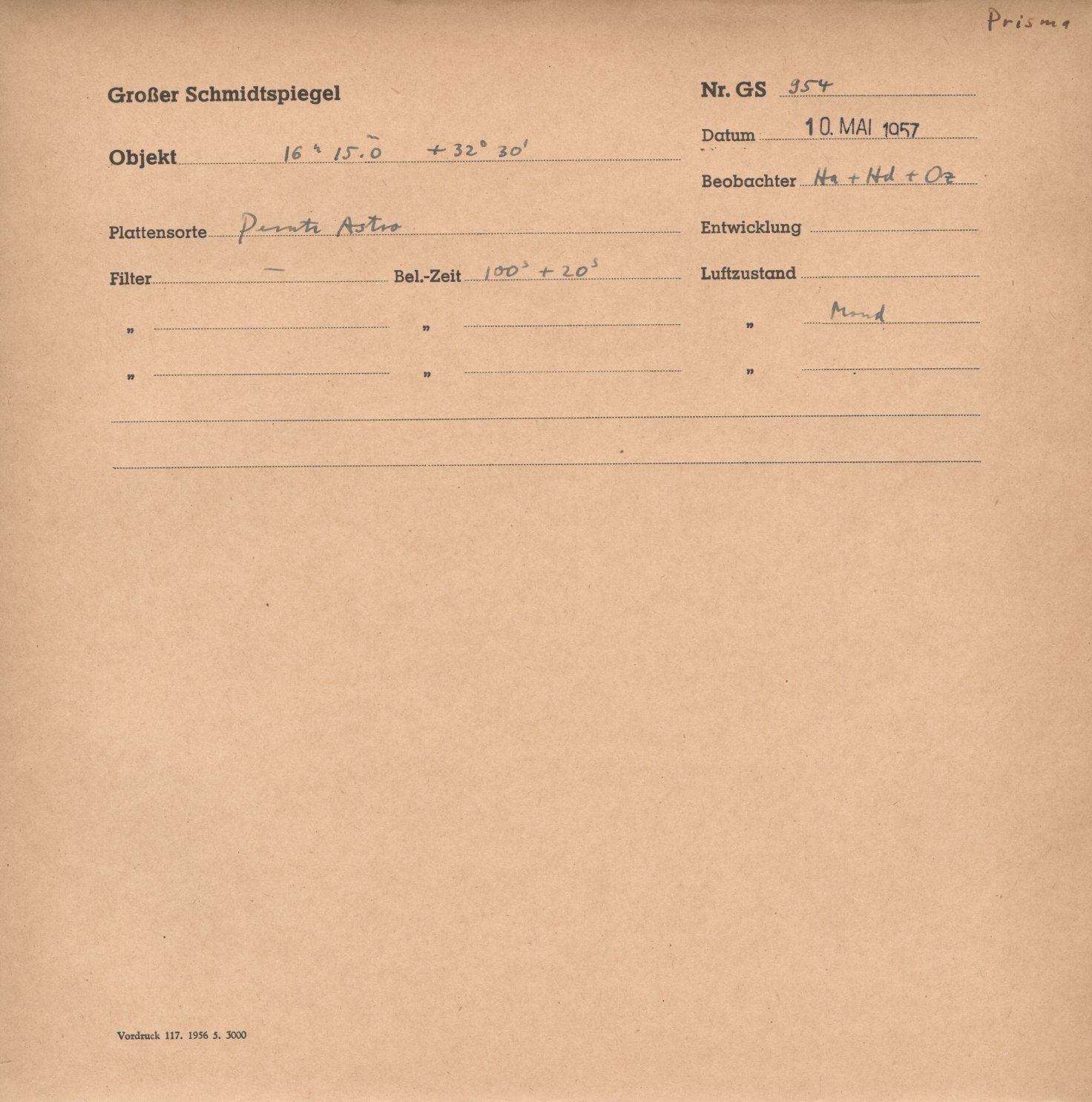 Plattenhuelle GS00954
