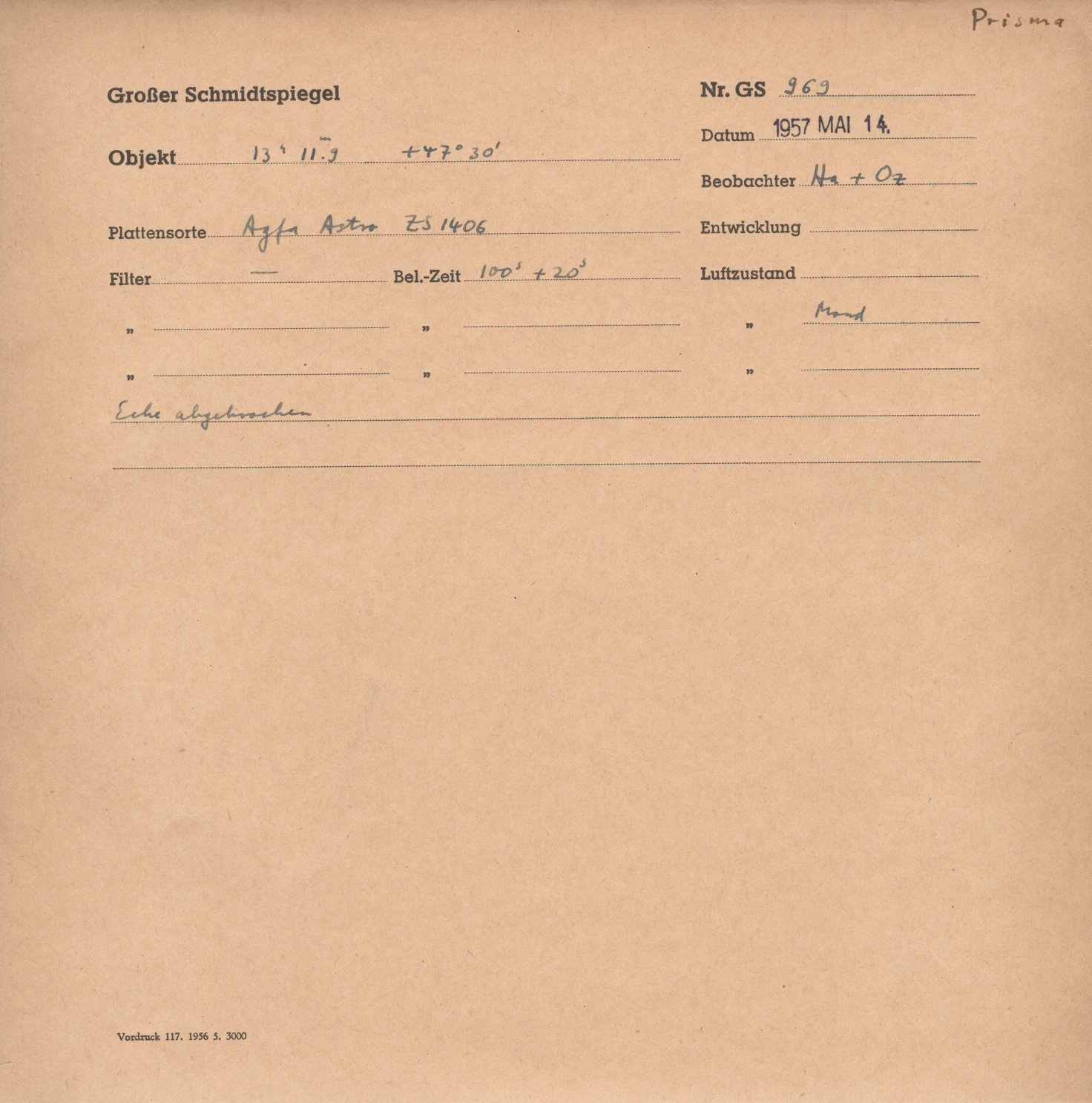 Plattenhuelle GS00969