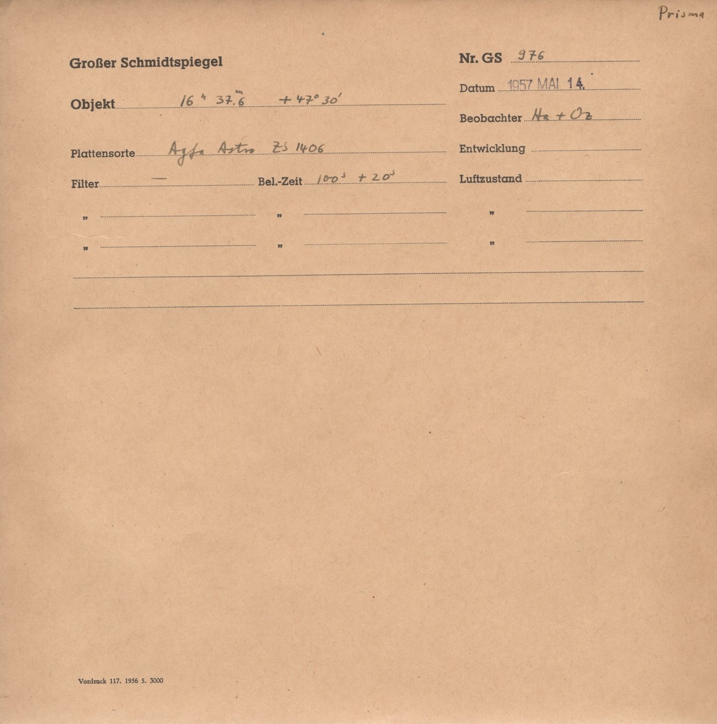 Plattenhuelle GS00976
