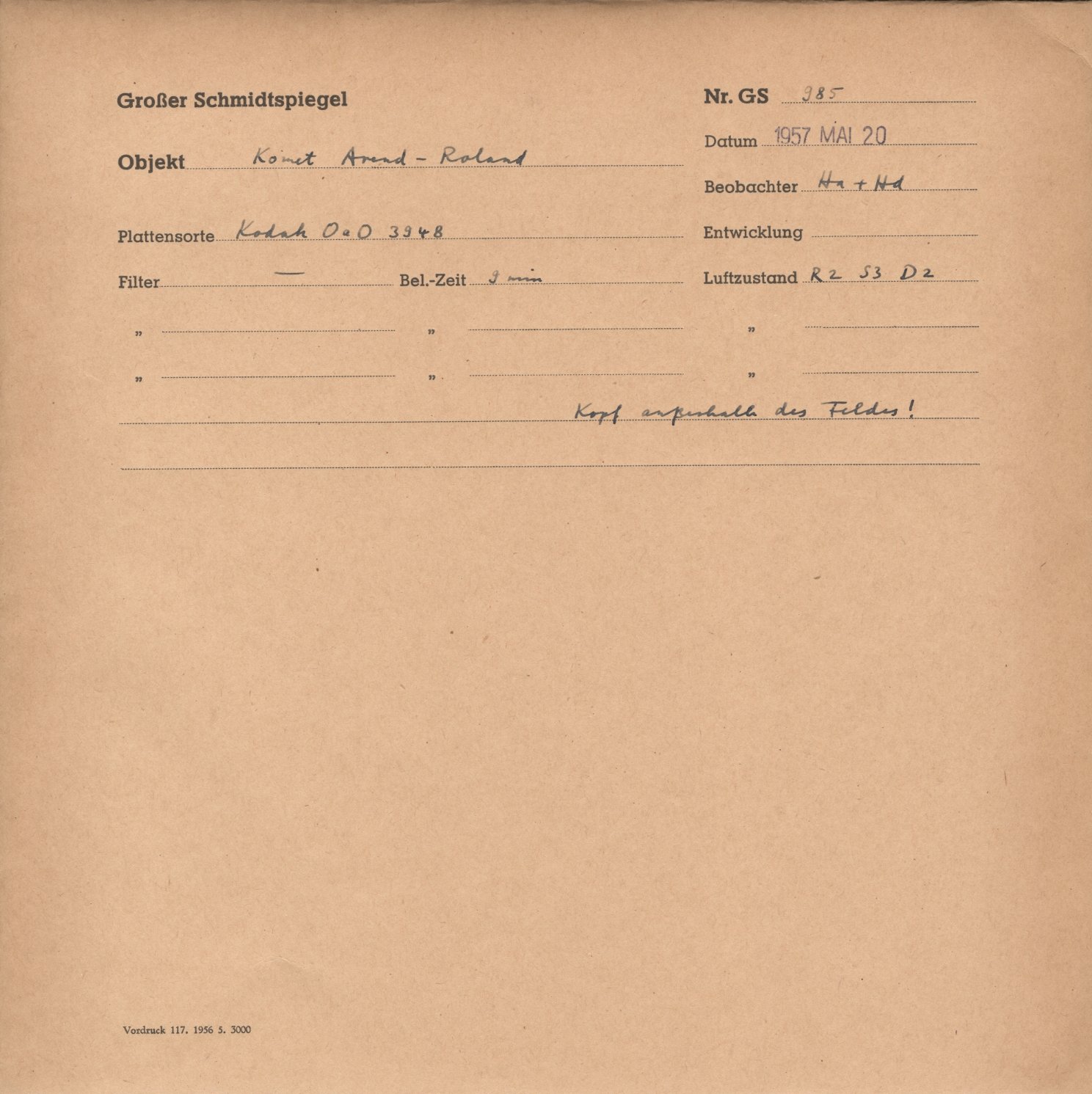 Plattenhuelle GS00985