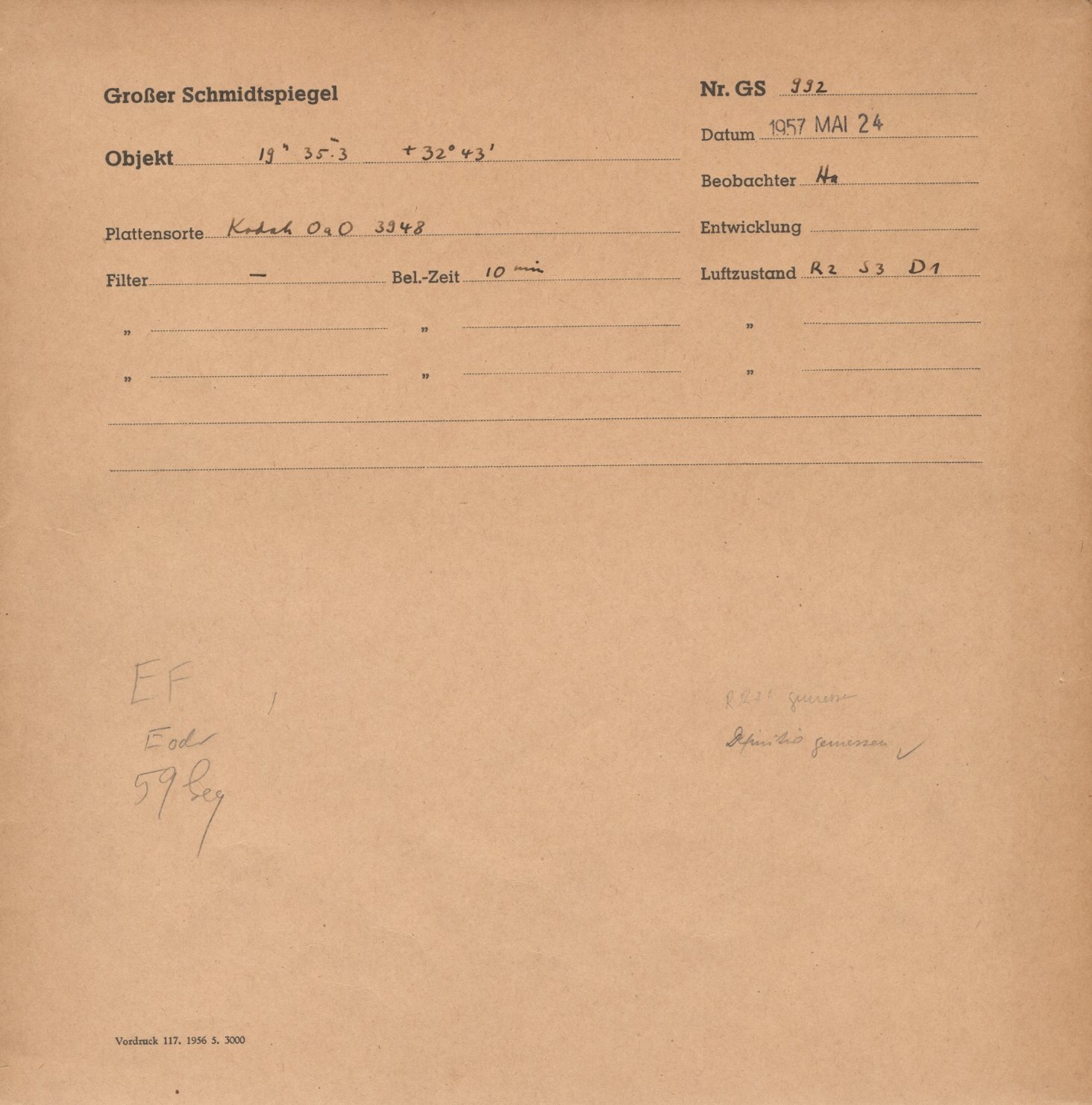 Plattenhuelle GS00992