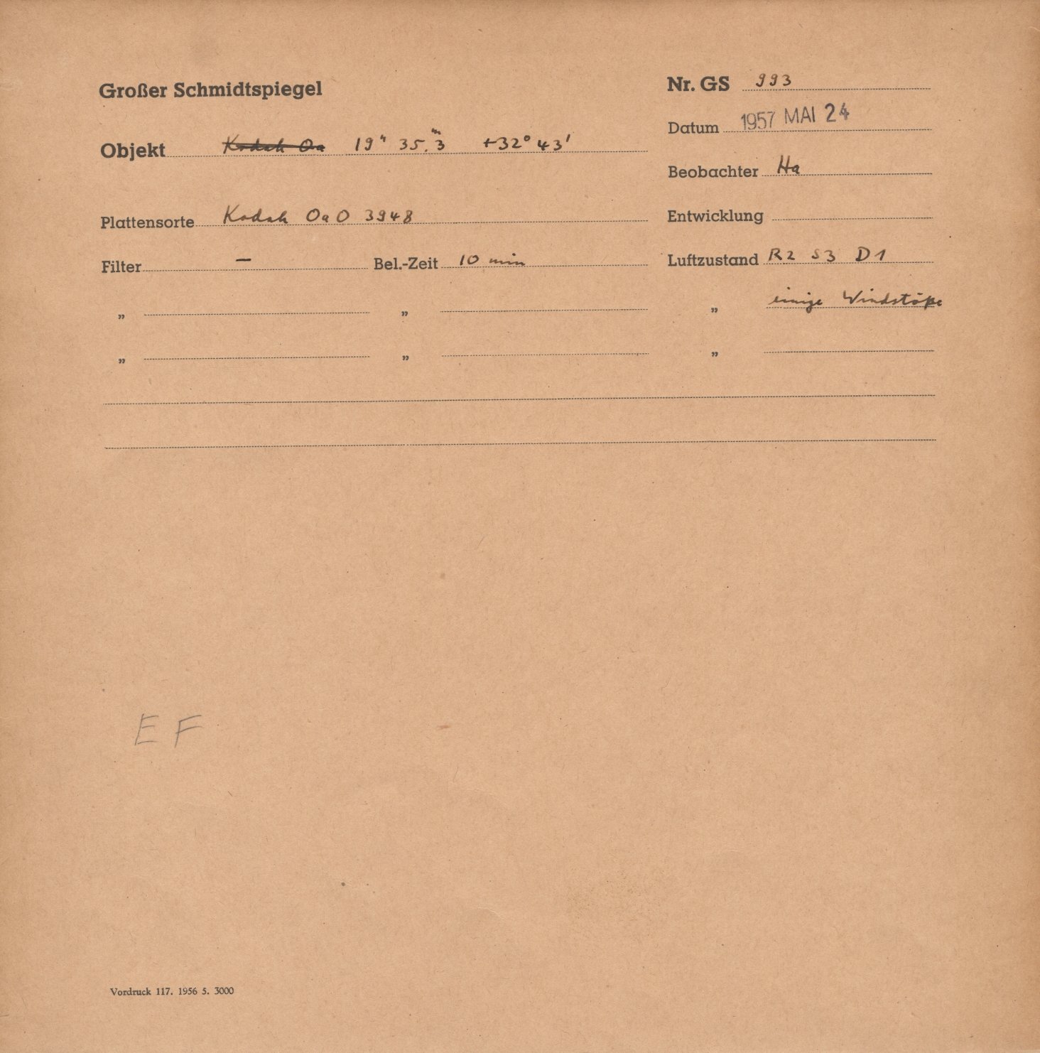 Plattenhuelle GS00993