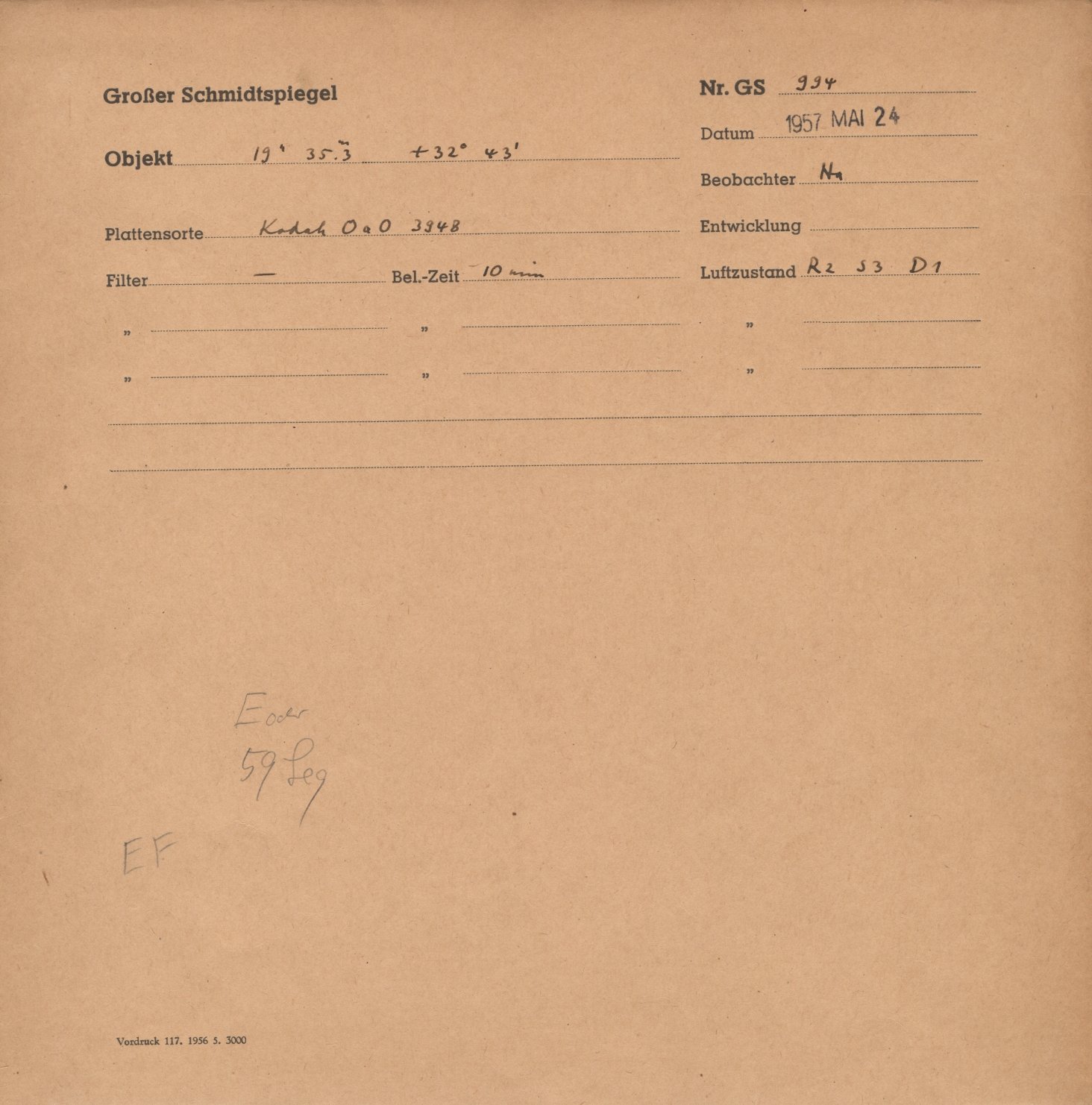 Plattenhuelle GS00994