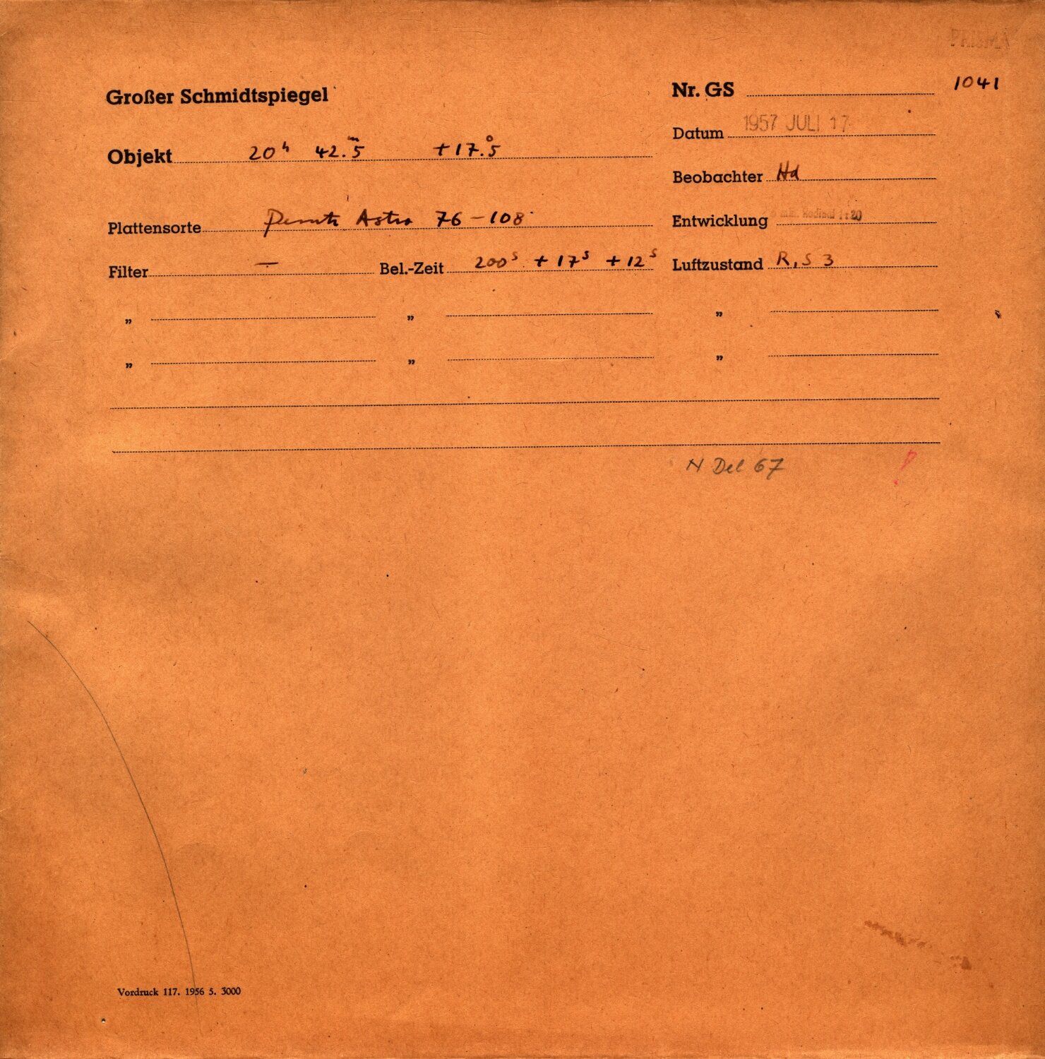 Plattenhuelle GS01041