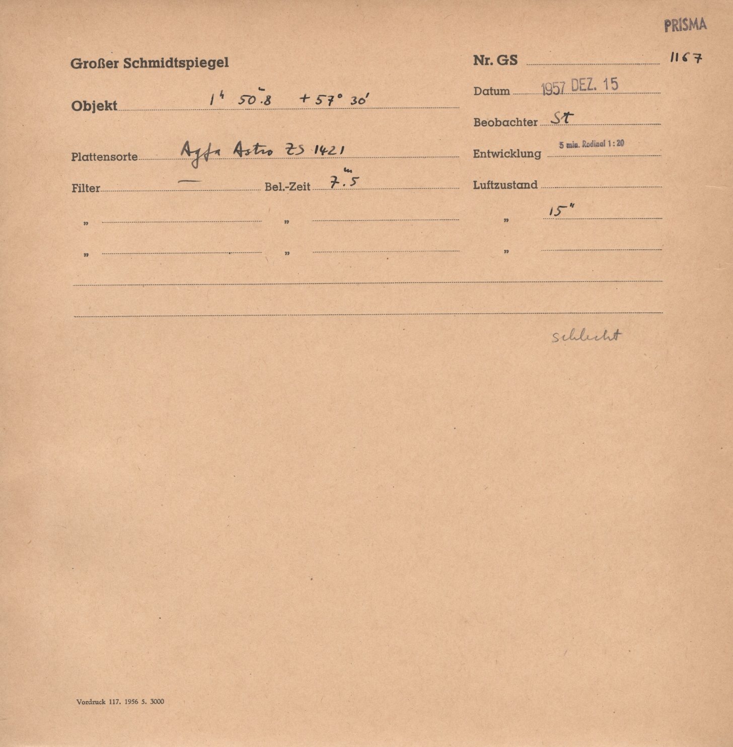 Plattenhuelle GS01167