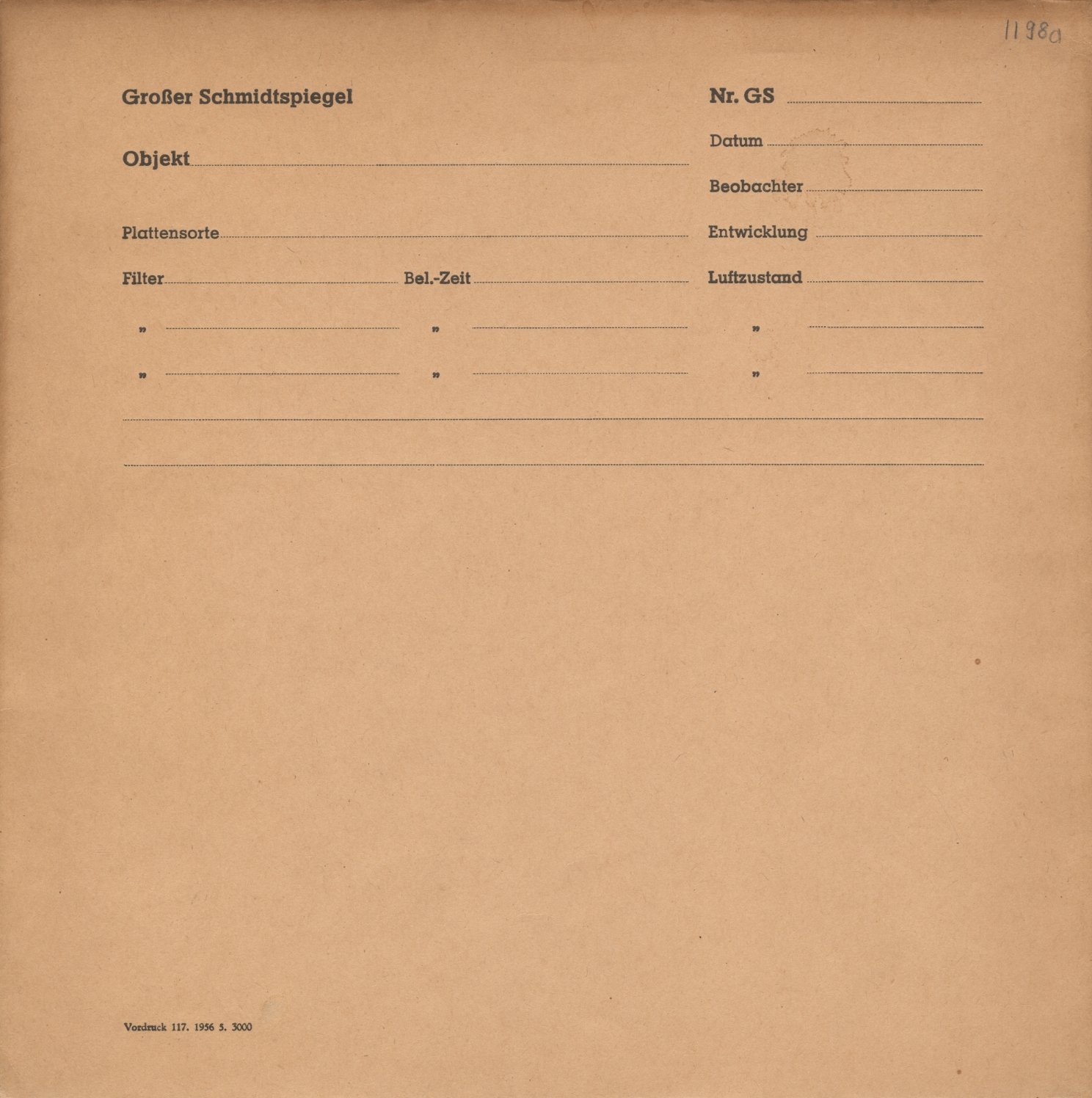 Plattenhuelle GS01198a
