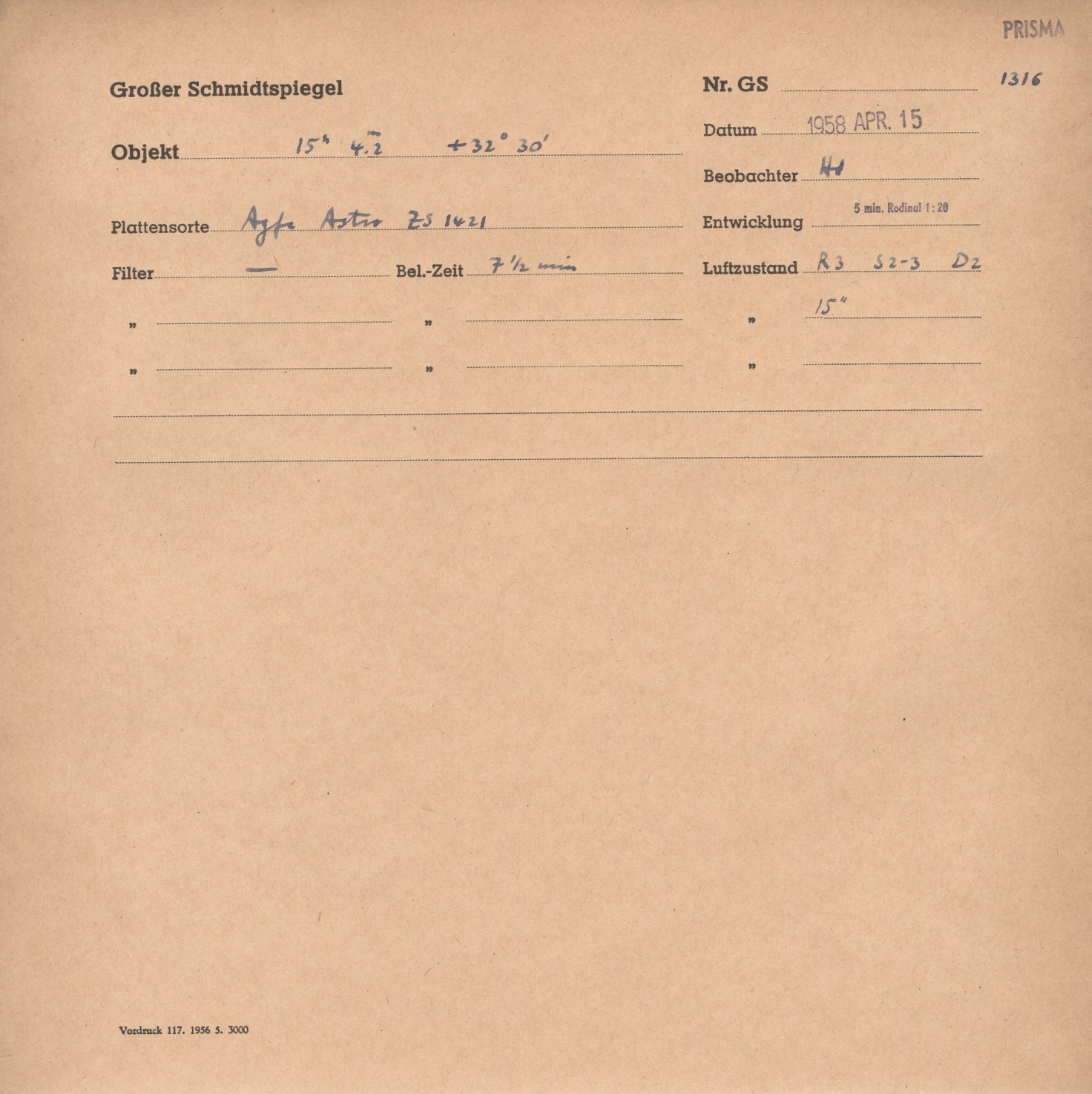 Plattenhuelle GS01316