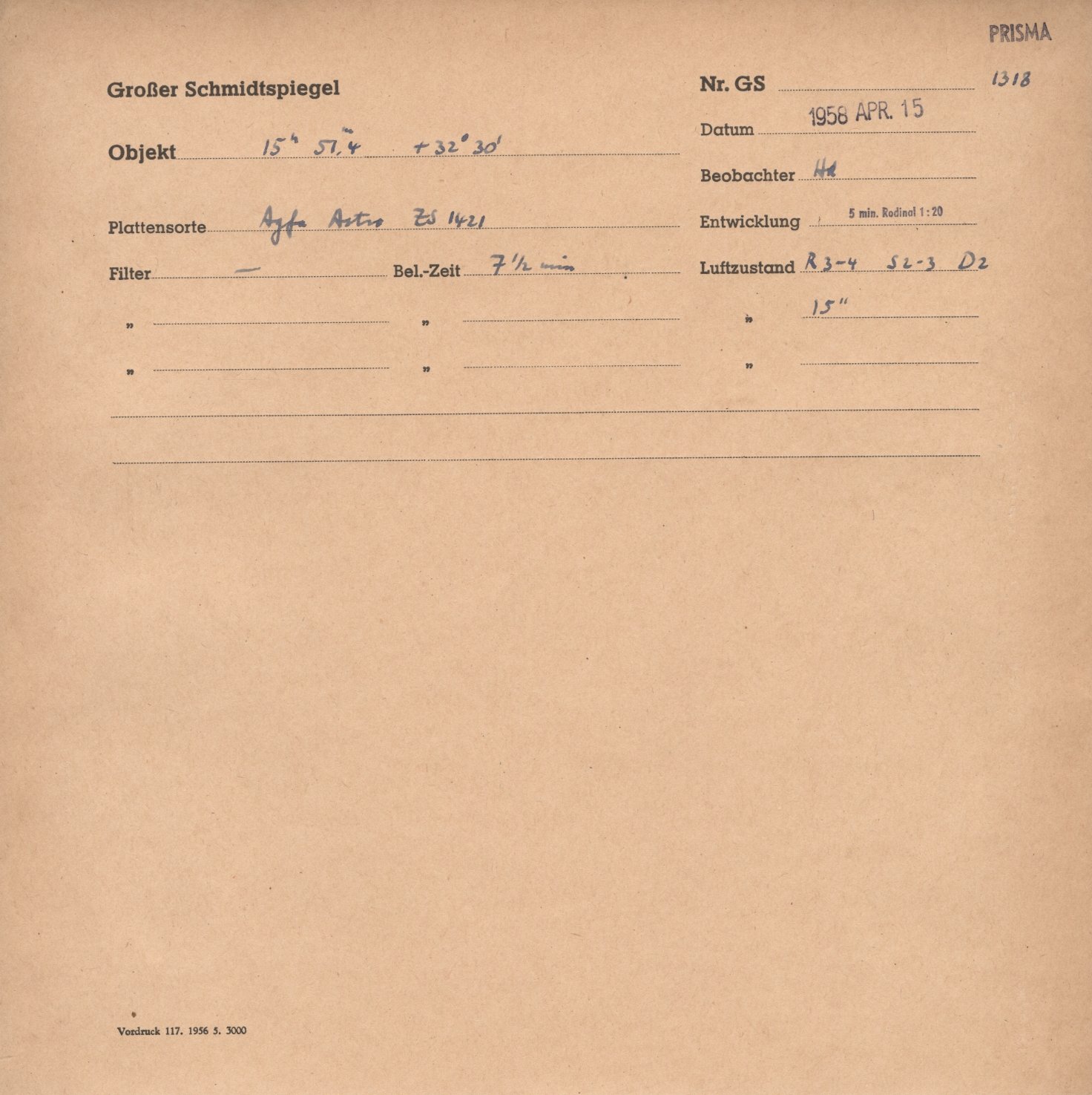 Plattenhuelle GS01318