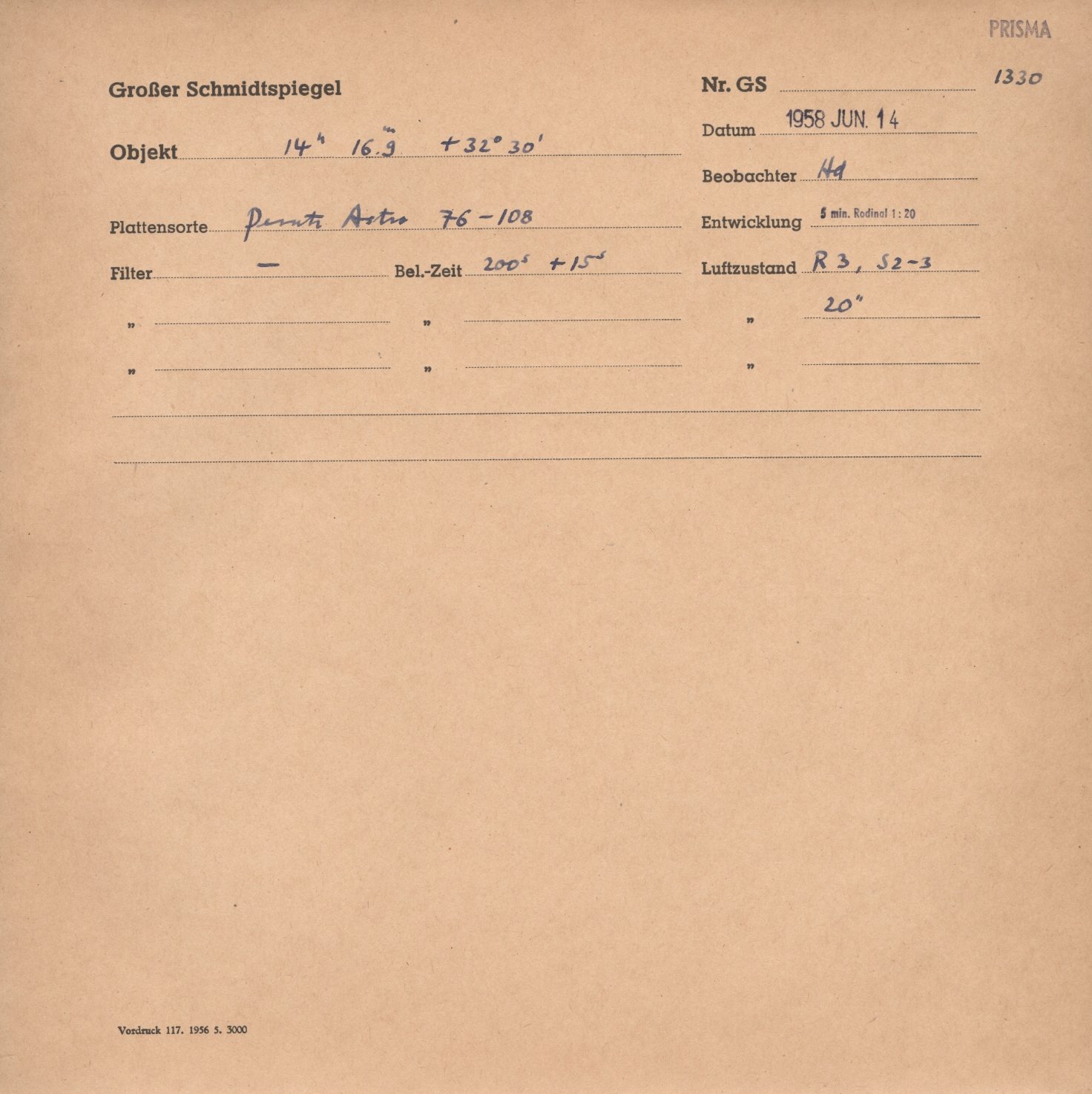 Plattenhuelle GS01330
