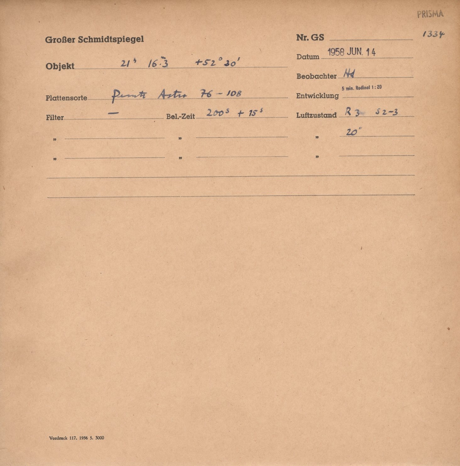 Plattenhuelle GS01334