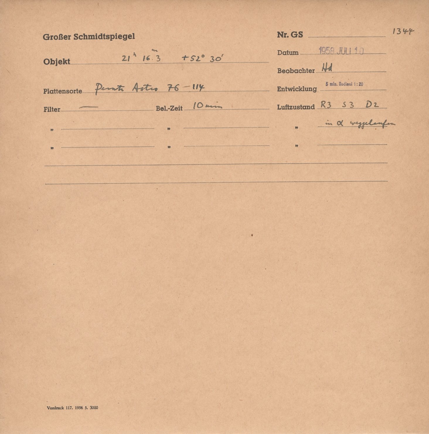 Plattenhuelle GS01344