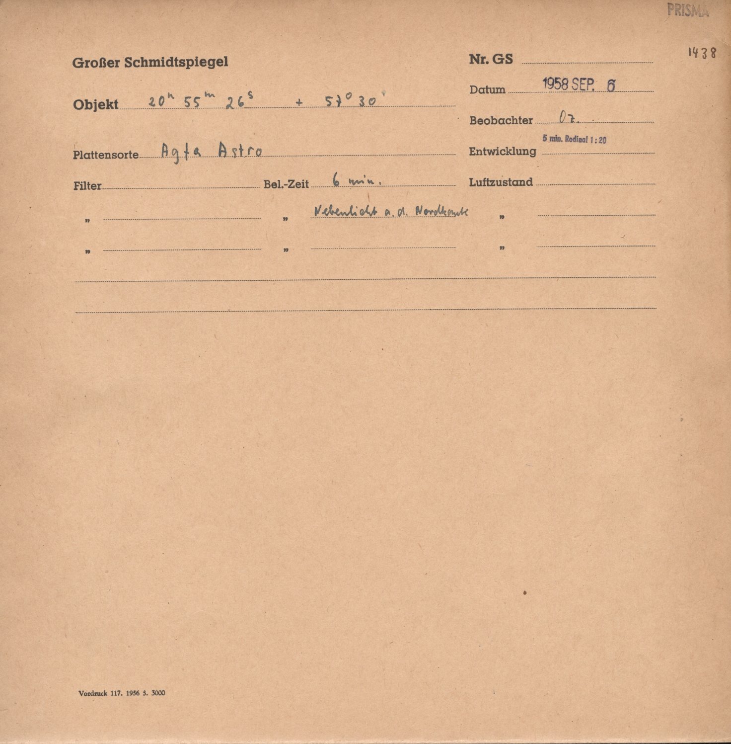 Plattenhuelle GS01438
