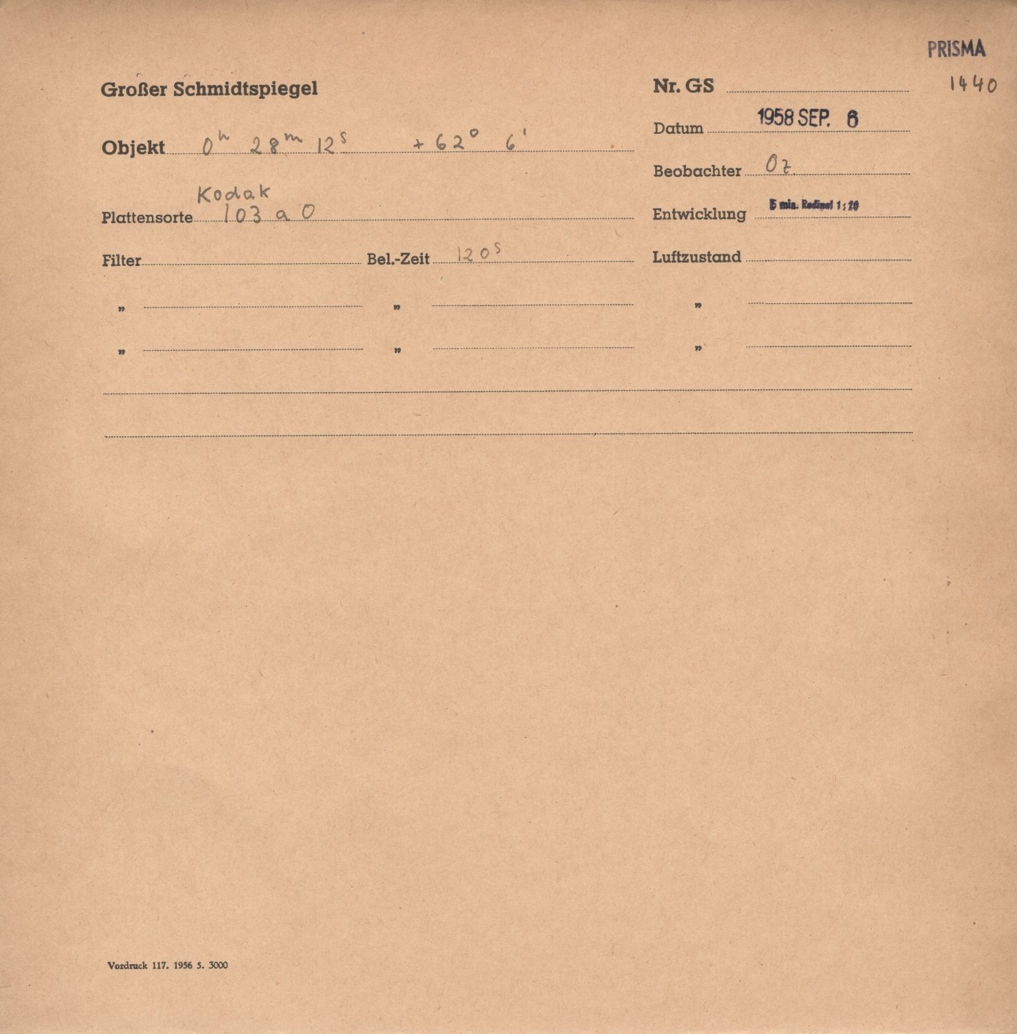 Plattenhuelle GS01440
