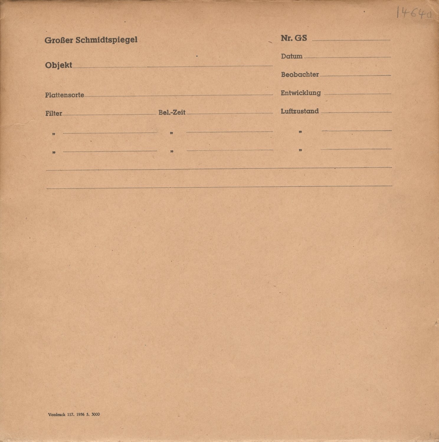 Plattenhuelle GS01464a