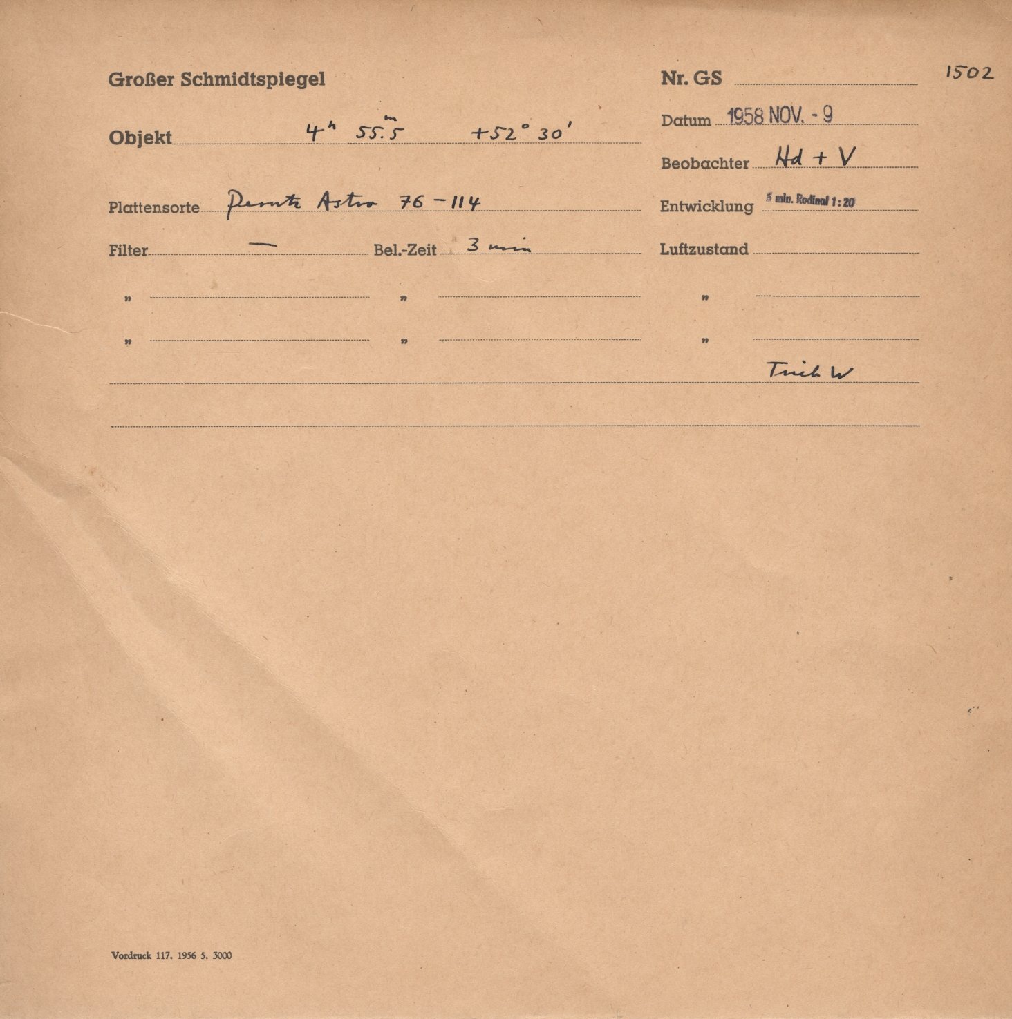 Plattenhuelle GS01502