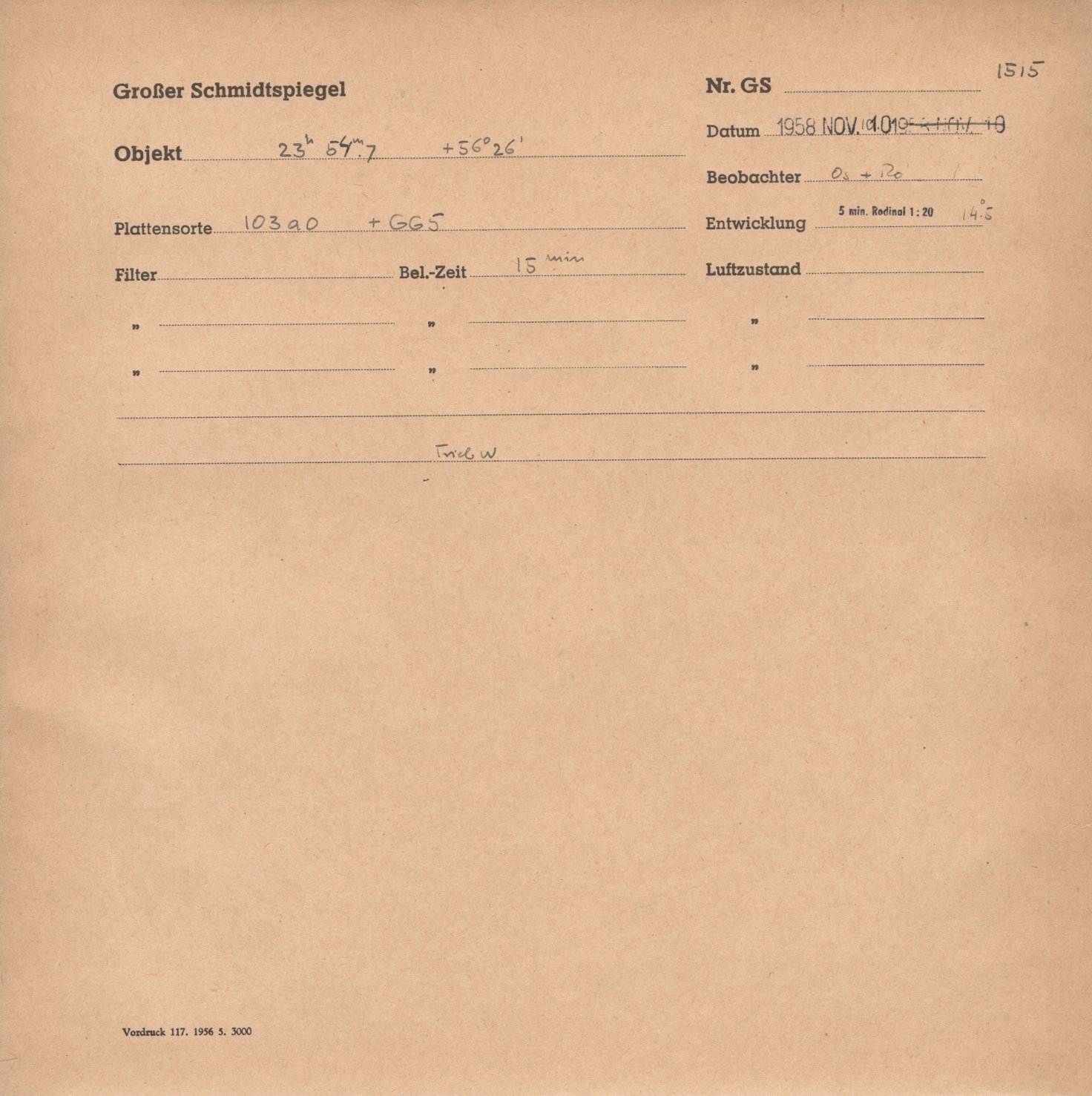 Plattenhuelle GS01515