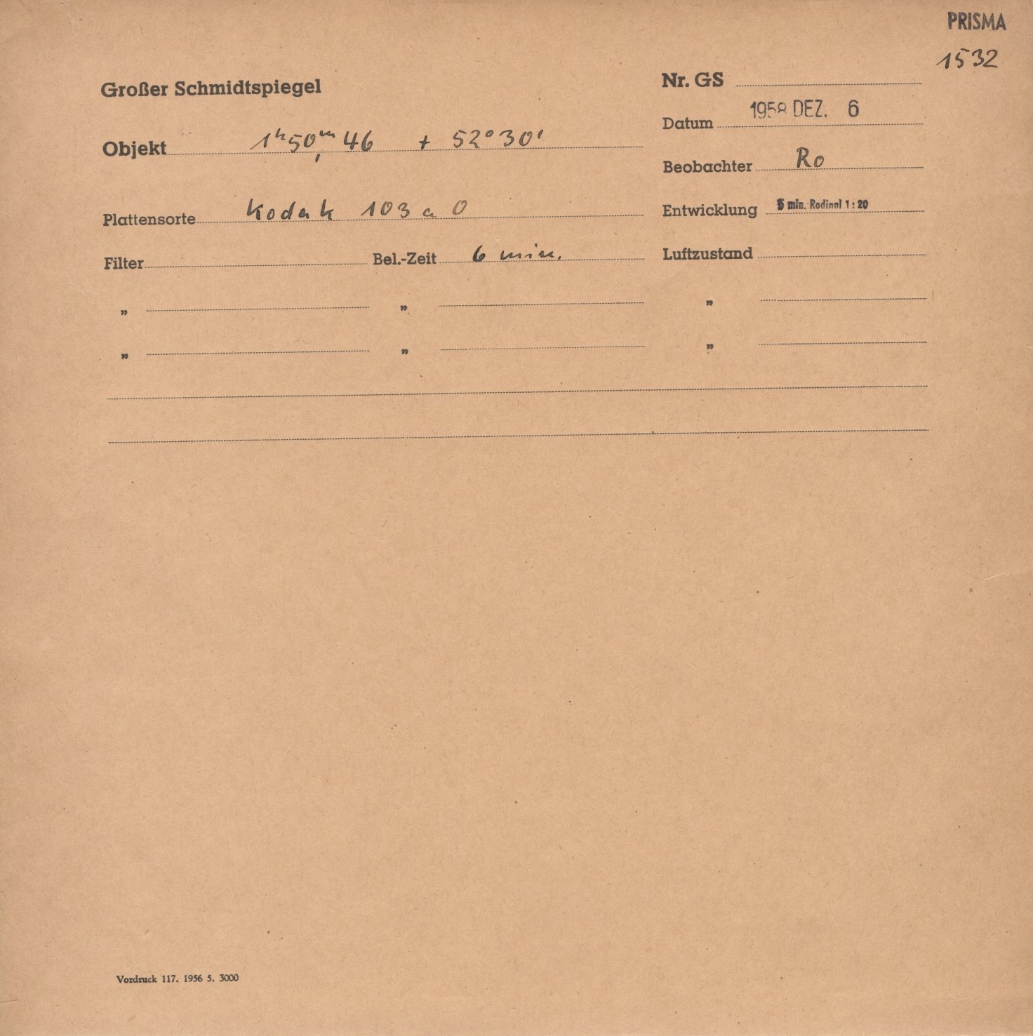 Plattenhuelle GS01532