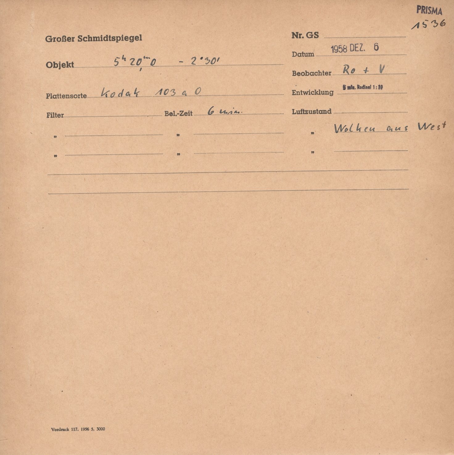 Plattenhuelle GS01536