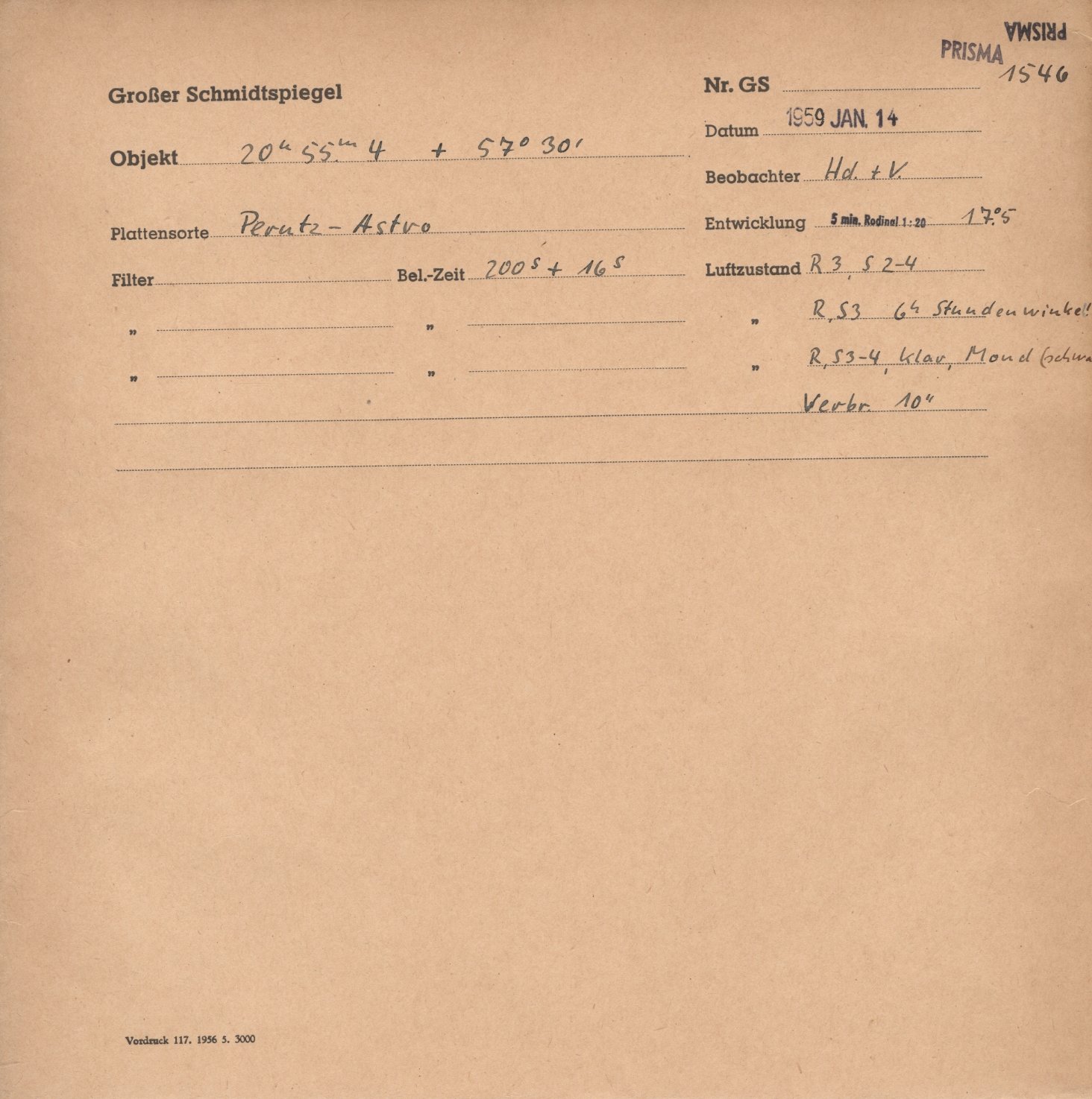 Plattenhuelle GS01546