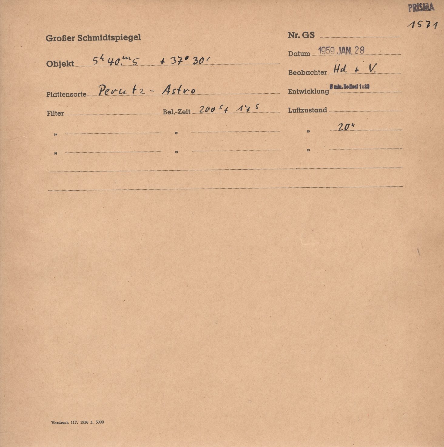 Plattenhuelle GS01571