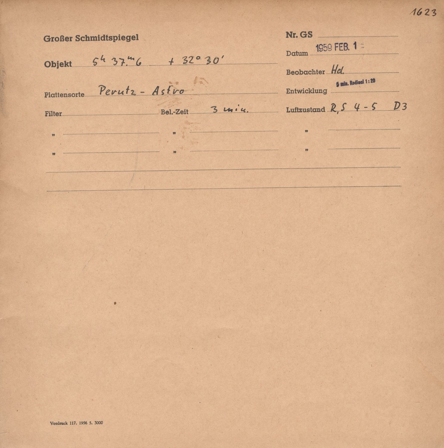 Plattenhuelle GS01623
